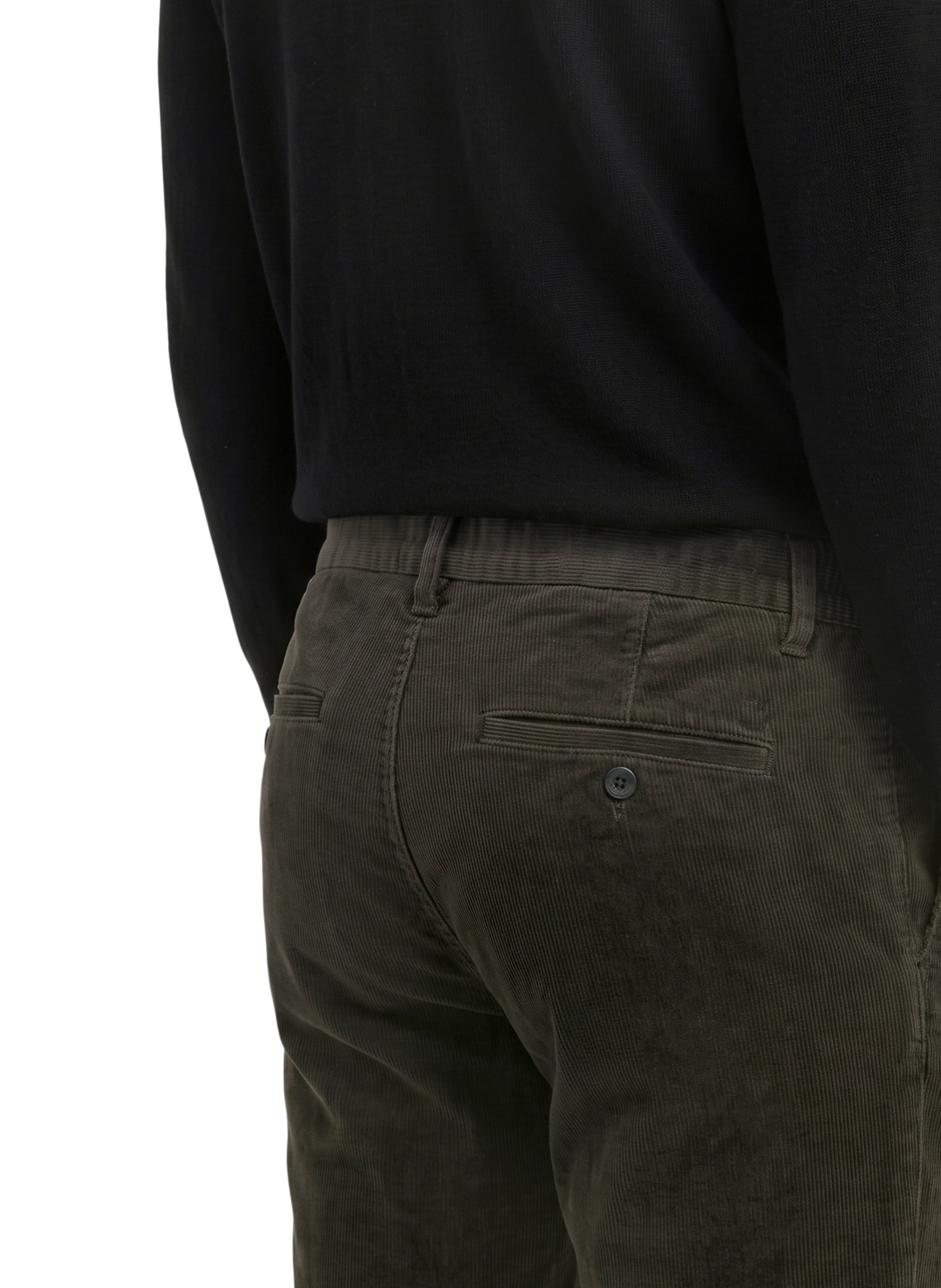 Hose mit geradem Bein aus Baumwollmischung MARC O'POLO Schwarz