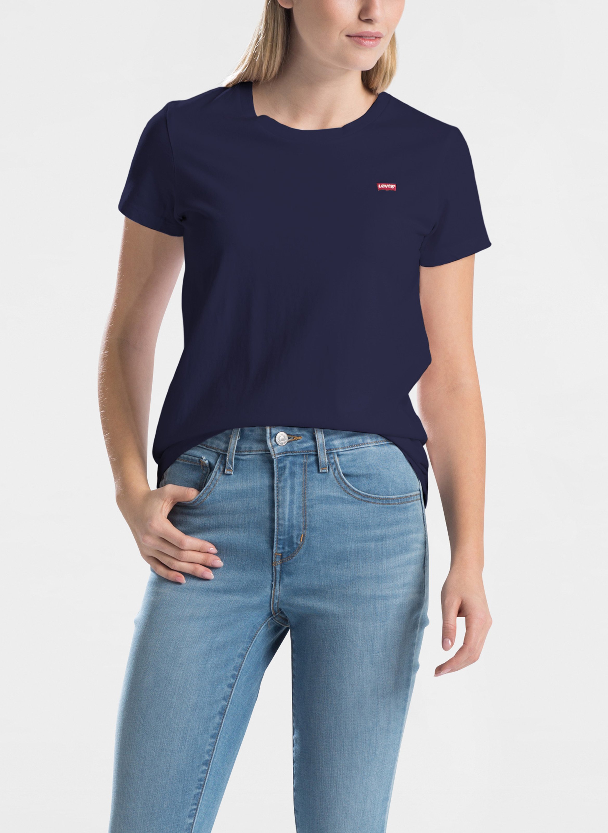 T shirt levis bleu femme online