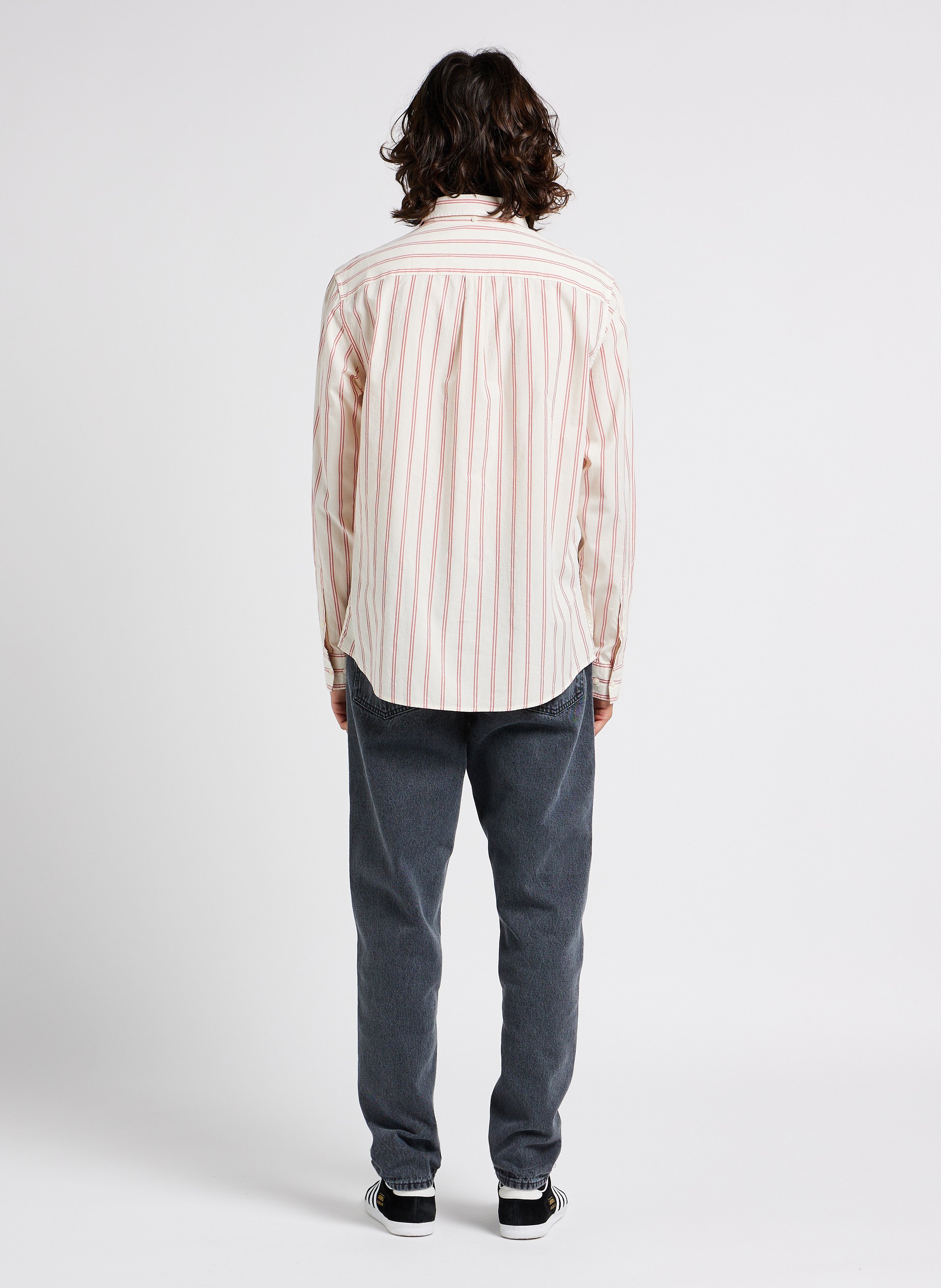 Cotton shirt with button-down collar LES DEUX Multicolored