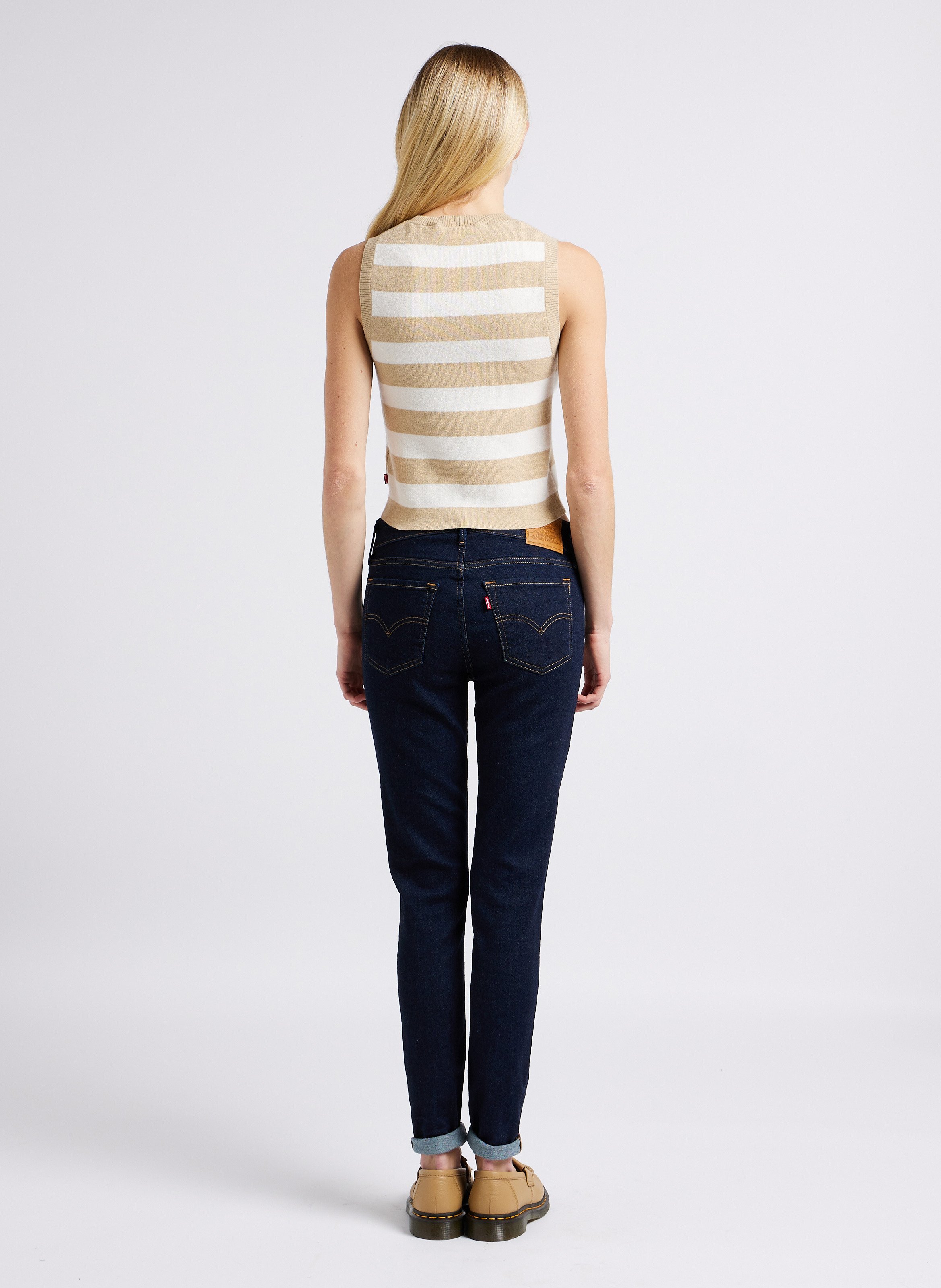 Mouwloze, gebreide top LEVI'S Wit