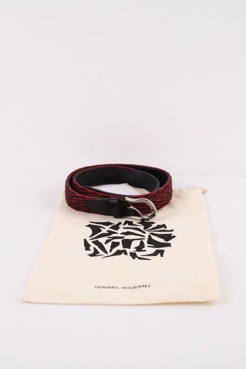 - Buckle closure. - Width: 3 cm.  ISABEL MARANT - Seconde Main Pink