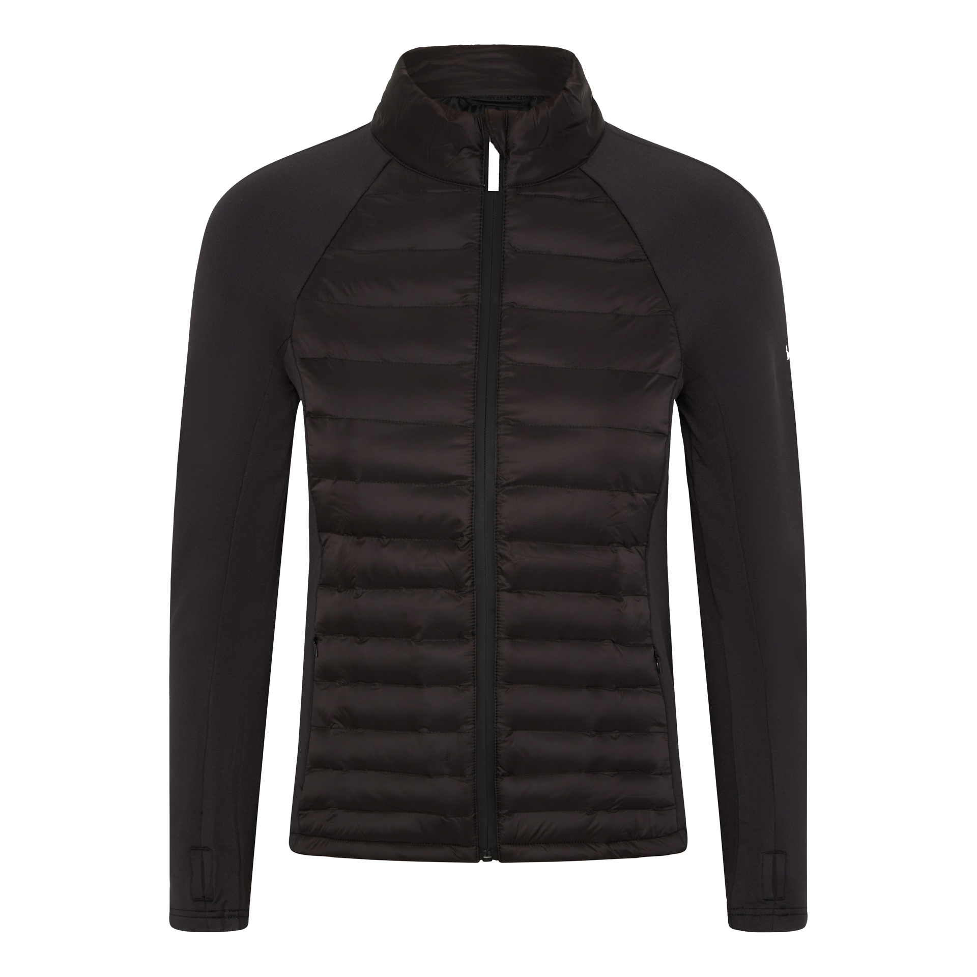 Quilted outerwear jacket BORN LIVING YOGA Black