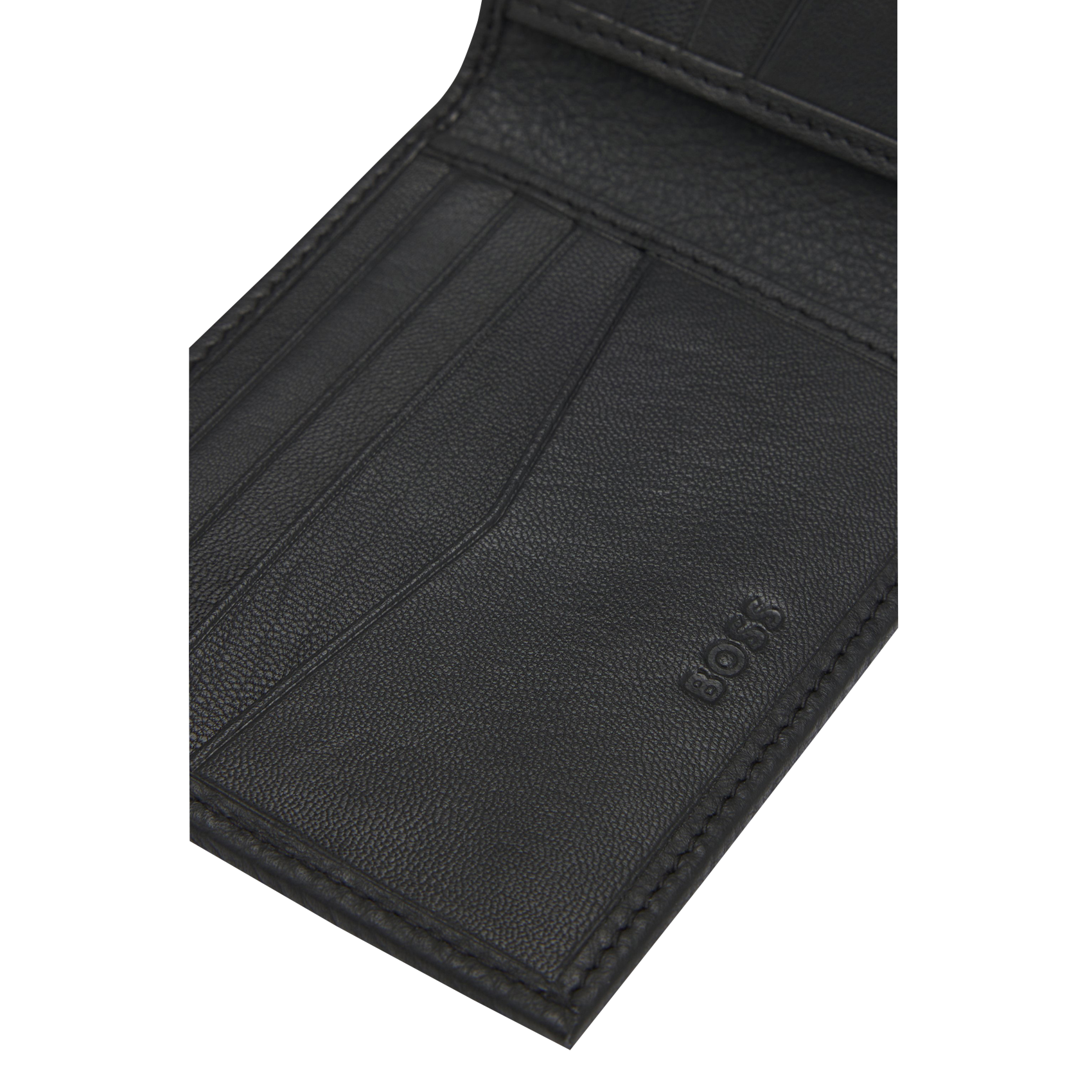 Leather card holder BOSS Black