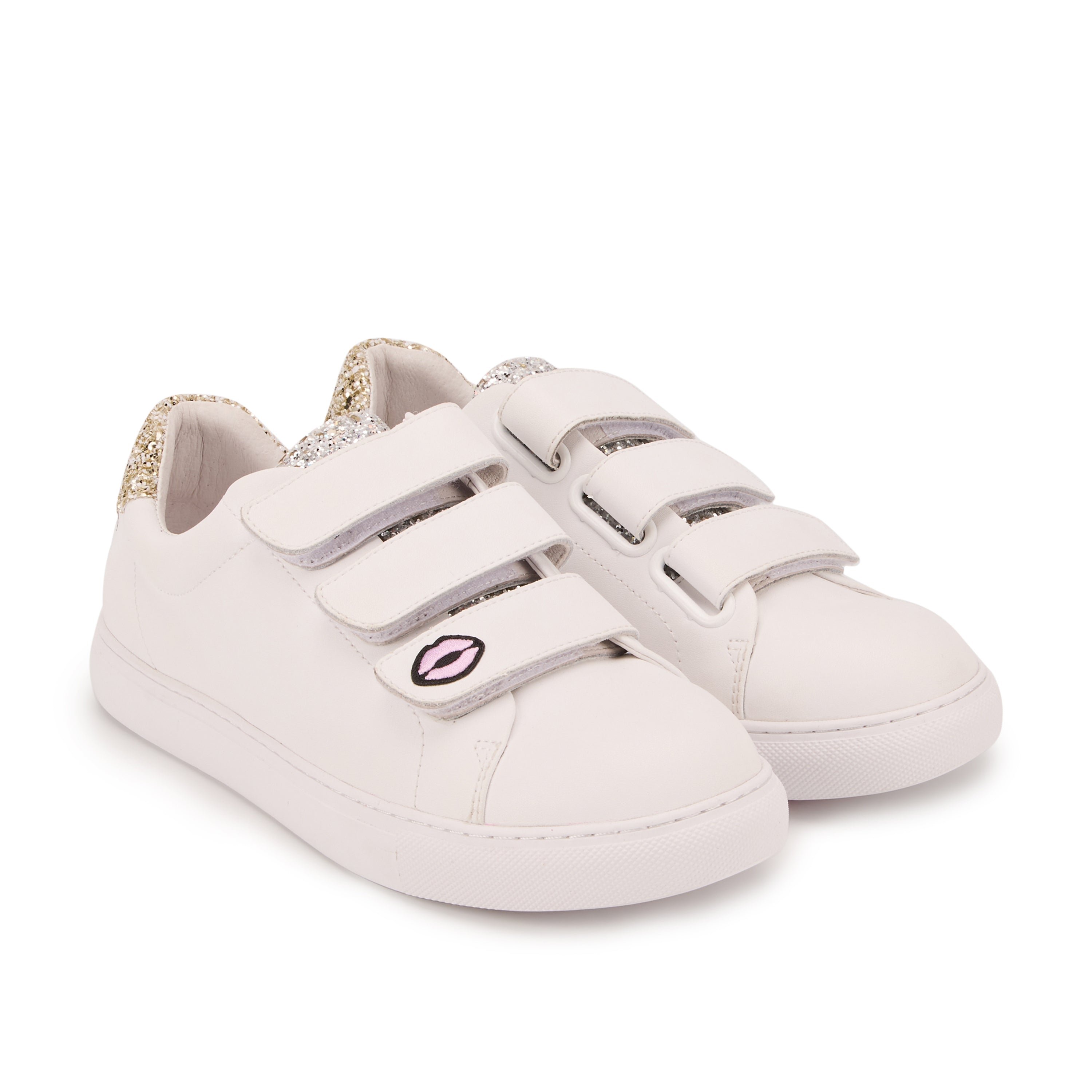 Jimmy leather sneakers BONS BAISERS PARIS White