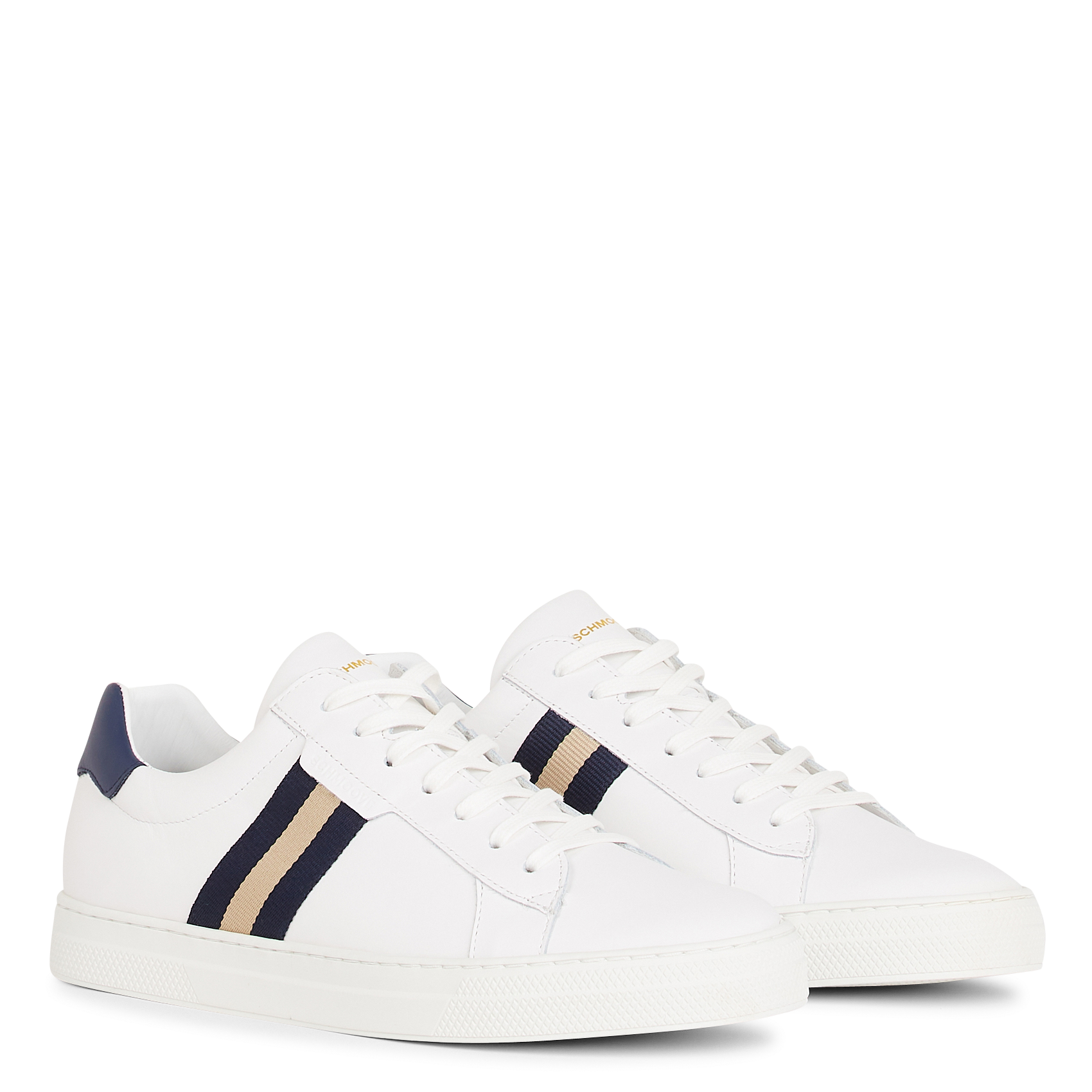 Baskets basses en cuir mélangé SCHMOOVE Multicolore