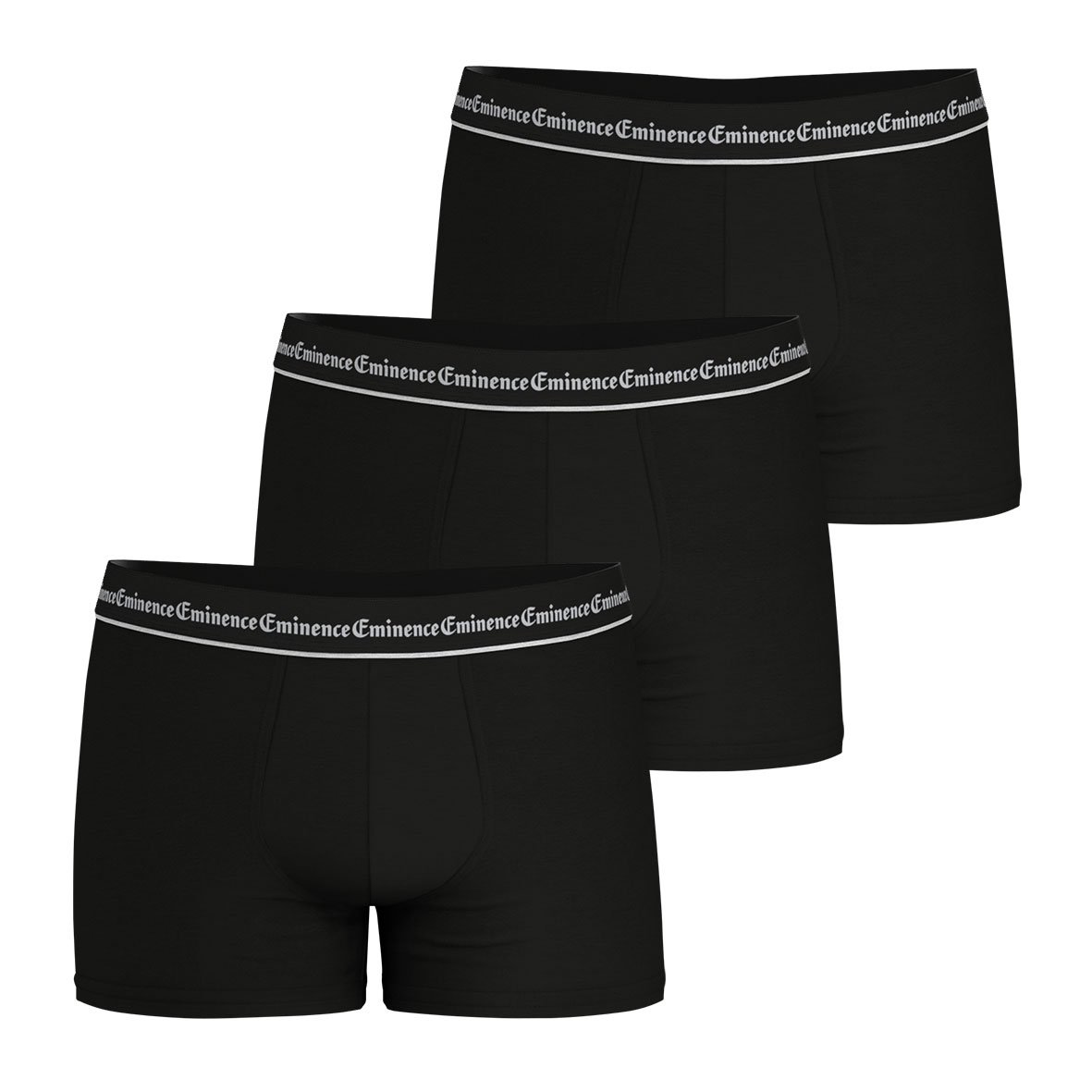 Boxer shorts, pack of 3, business EMINENCE Black
