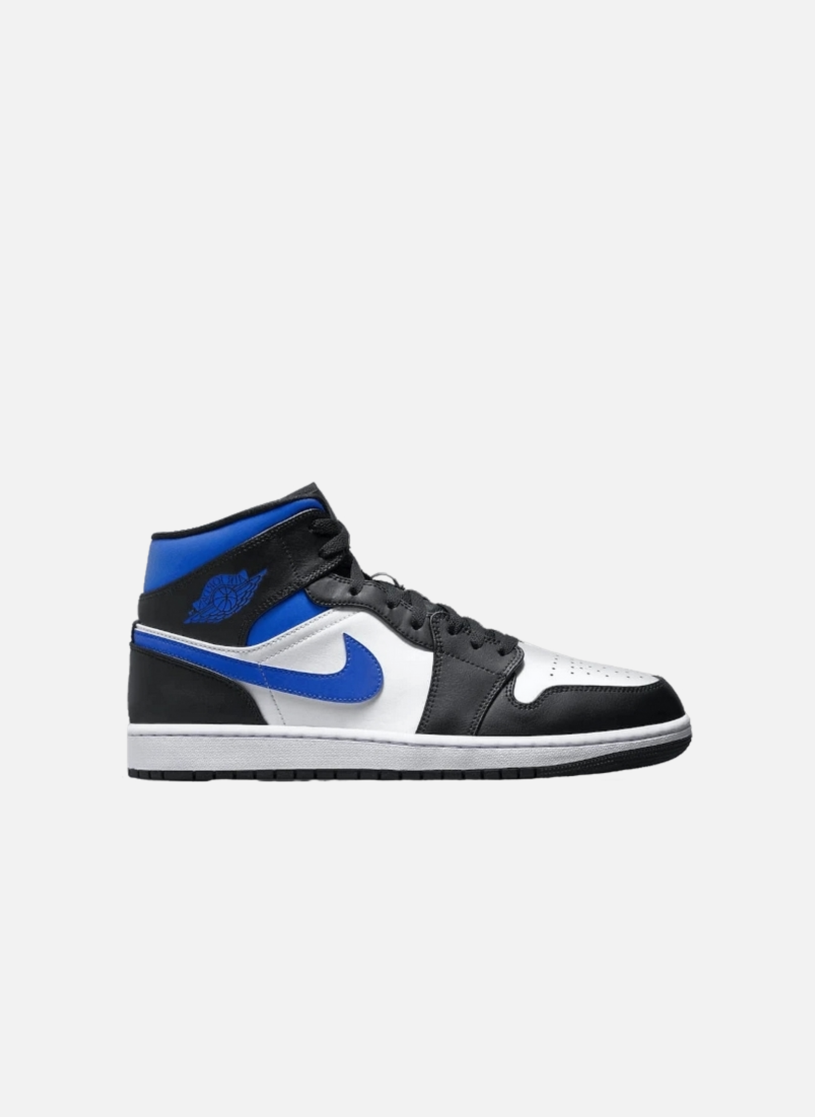 High-top leather sneakers Jordan Black