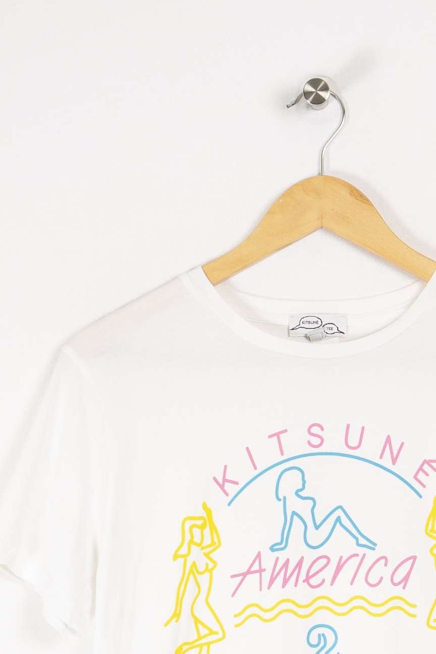 Top MAISON KITSUNÉ - Seconde main Blanc