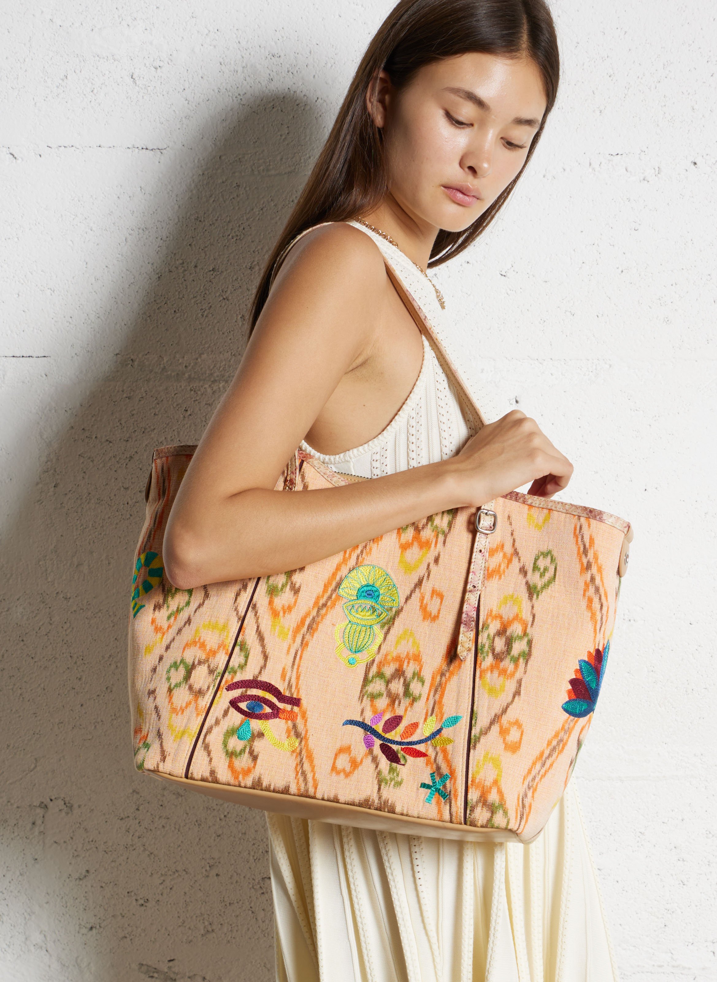 Sac cabas imprimé CLARIS VIROT Multicolore
