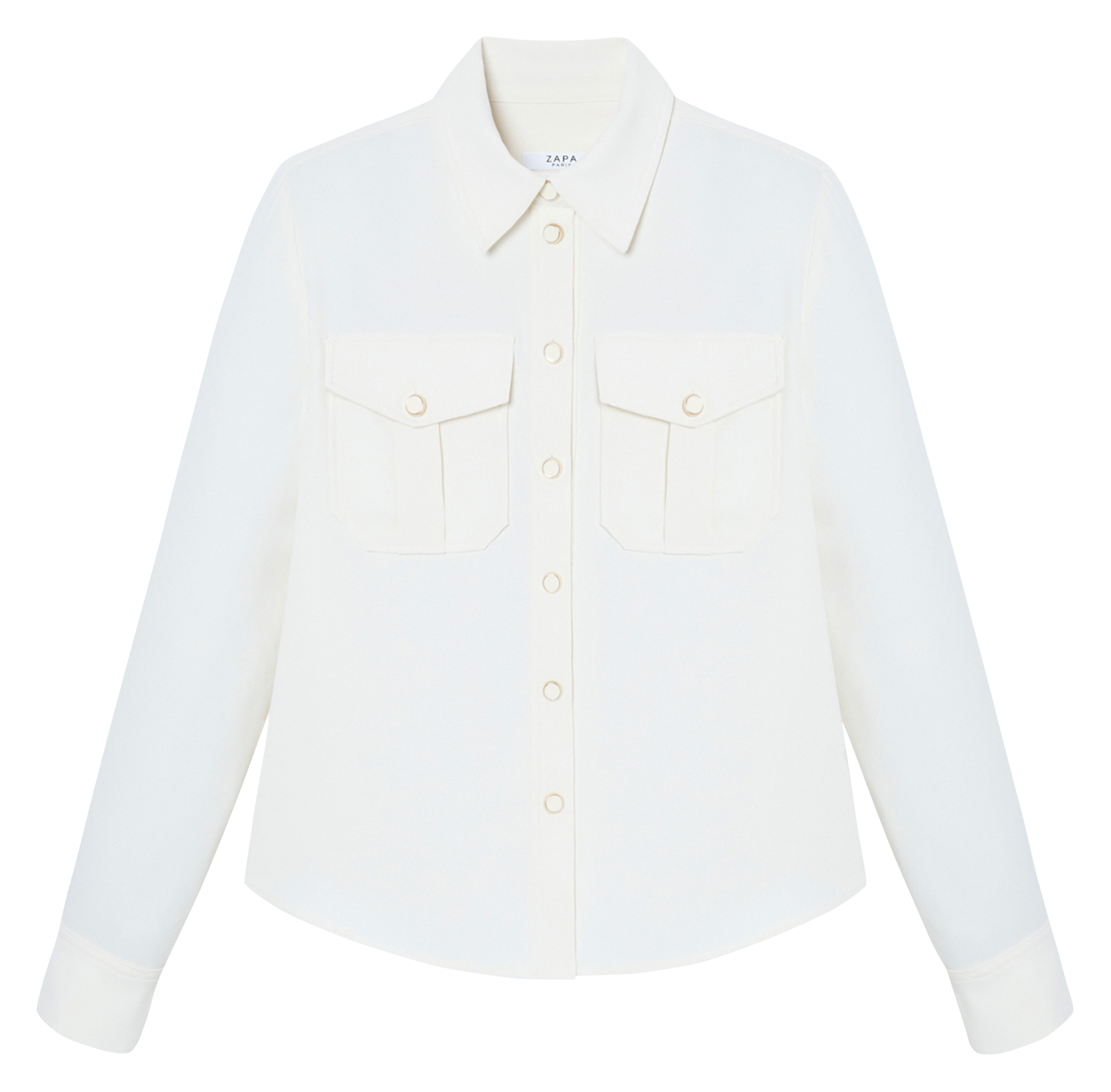 Chemise droite col classique ZAPA Blanc