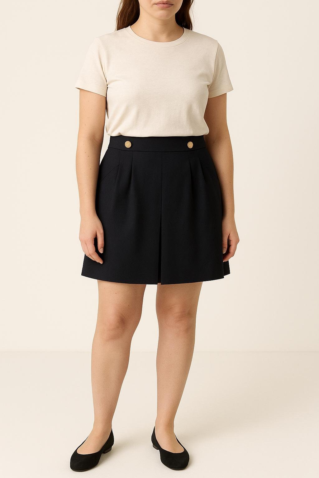 Short & midi skirt TARA JARMON - Seconde Main Blue