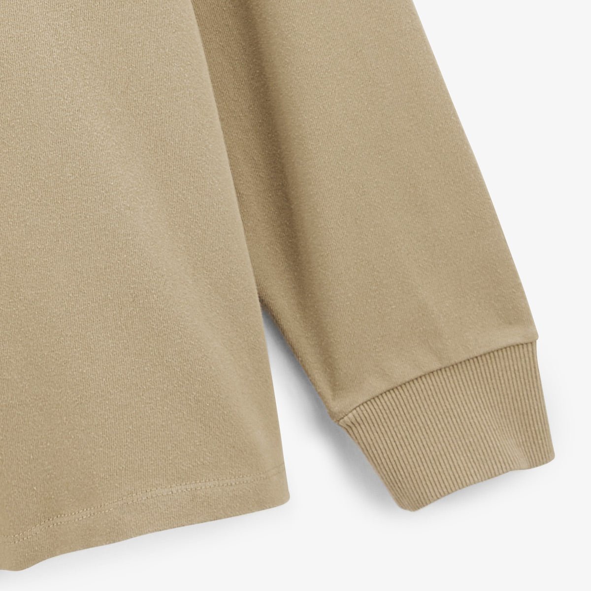 Long-sleeved rugby polo SERGE BLANCO Beige