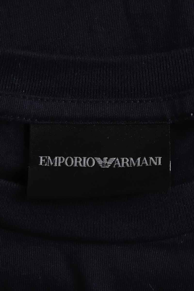 Cotton T-shirt ARMANI - SECONDE MAIN Blue