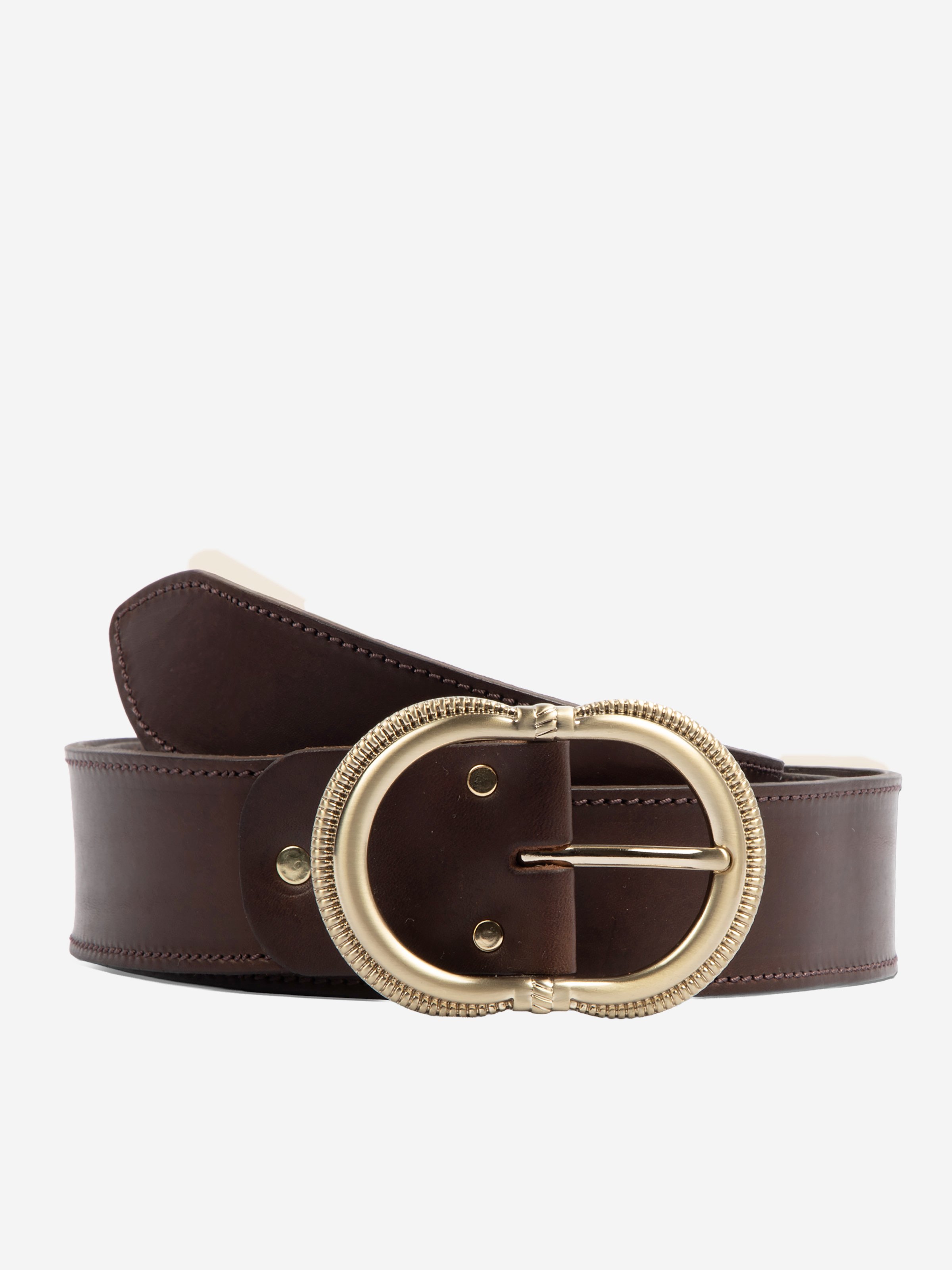 Honfleur leather belt JULES & JENN Brown