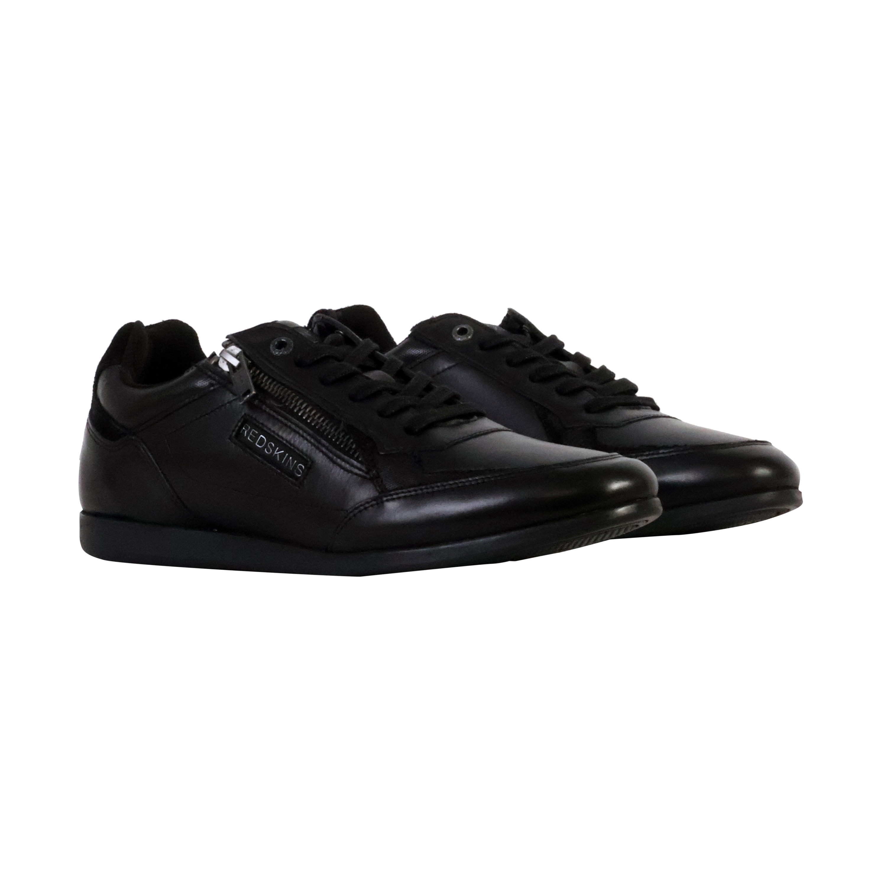 Leather sneakers vamos REDSKINS Black