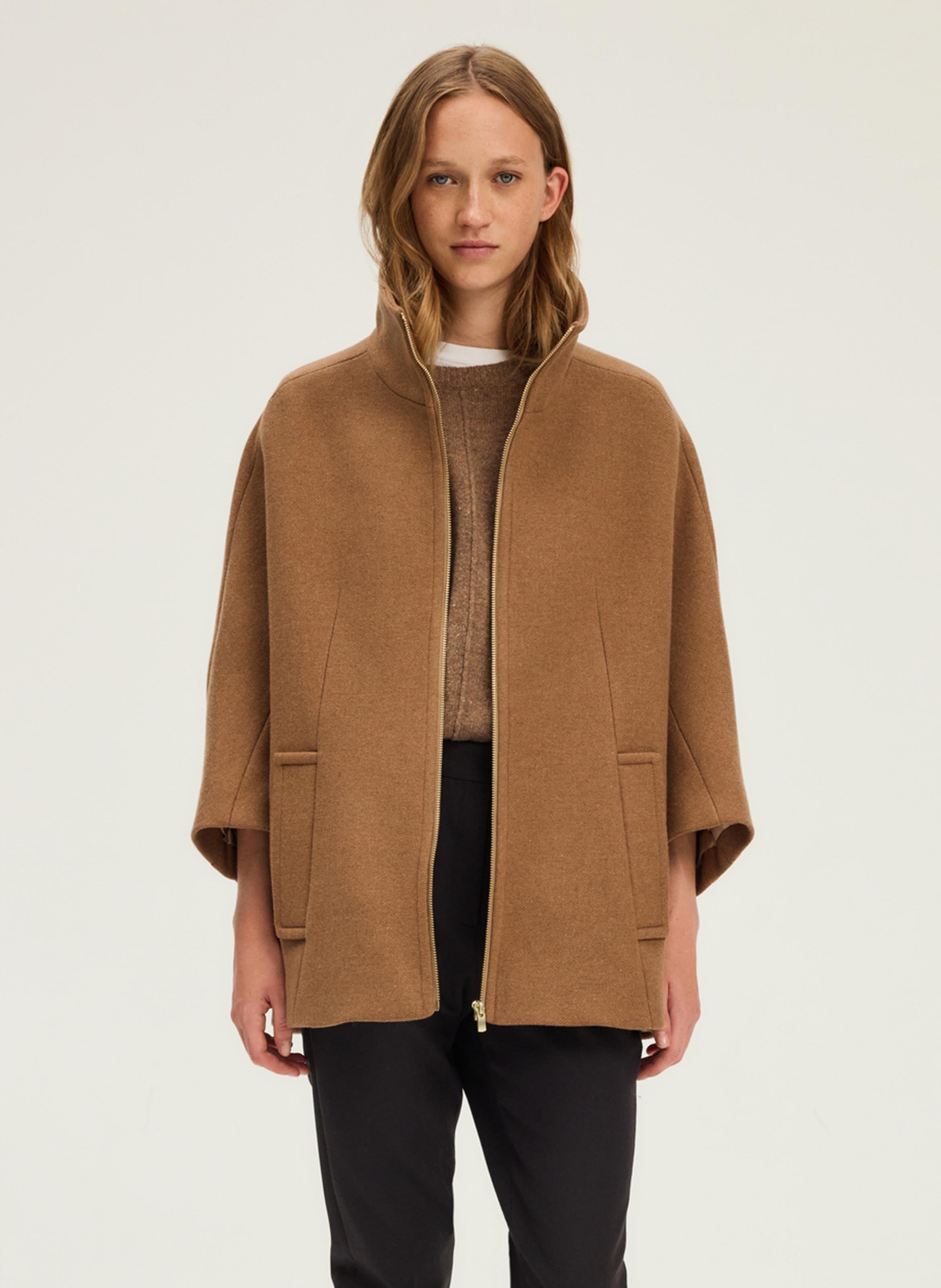 Carina coat PABLO Brown
