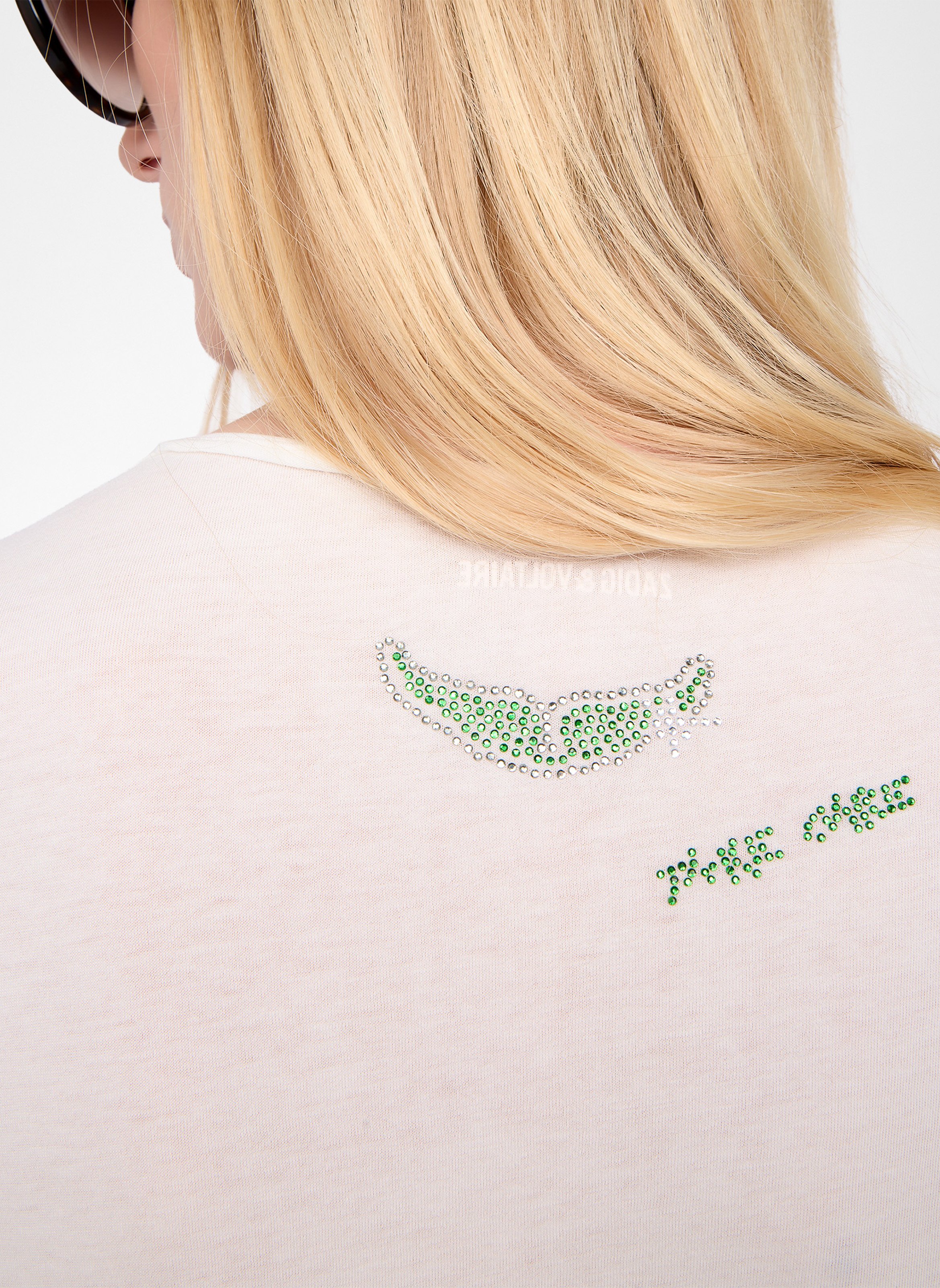 Cotton Henley collar T-shirt ZADIG&VOLTAIRE White