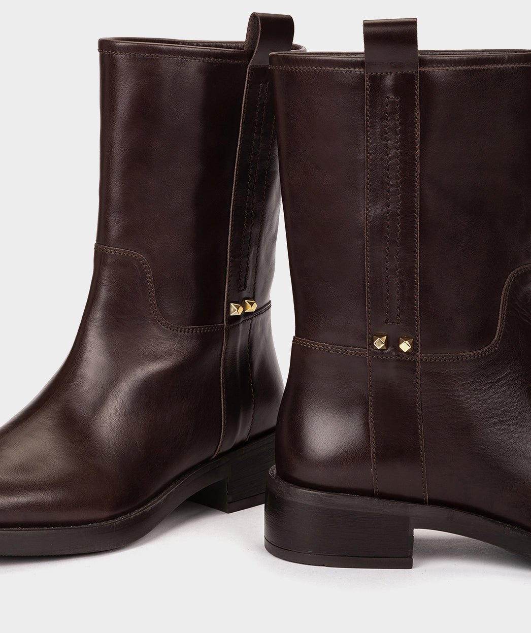 Brown embellished boots PEDRO MIRALLES Brown