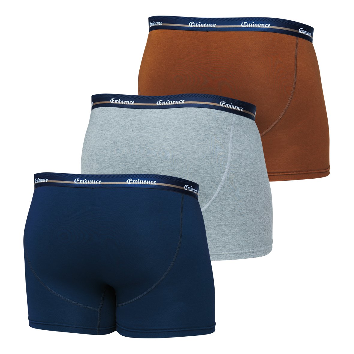 Boxers, pack of 3, large sizes EMINENCE Multicolored