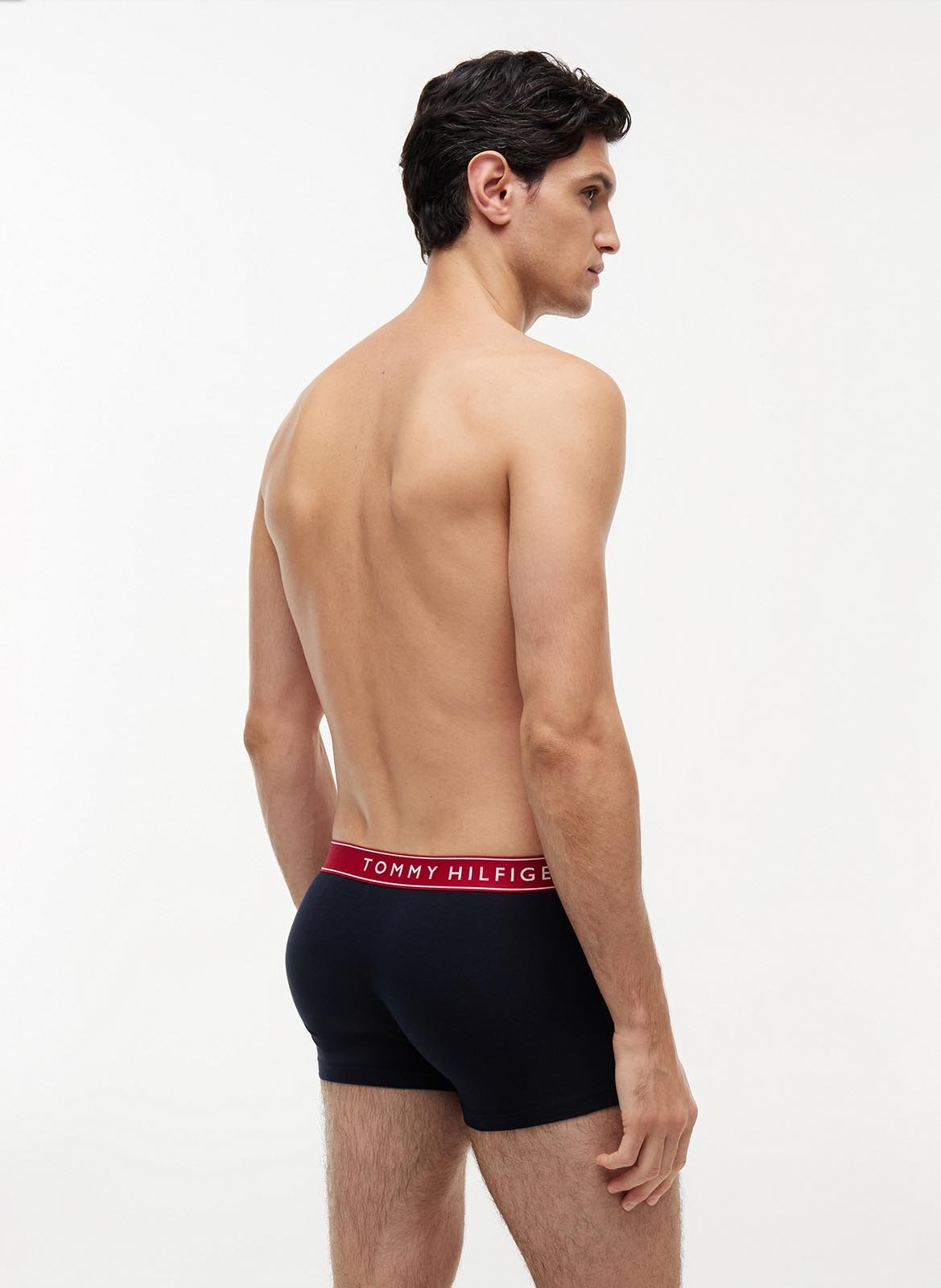 Pack of 3 cotton-blend boxer shorts TOMMY HILFIGER Red