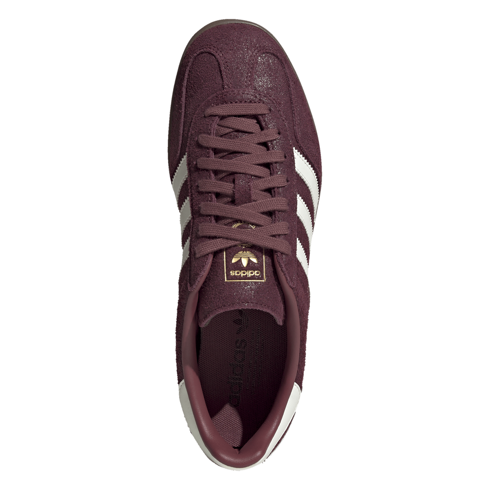 Baskets basses à lacets unies ADIDAS Marron