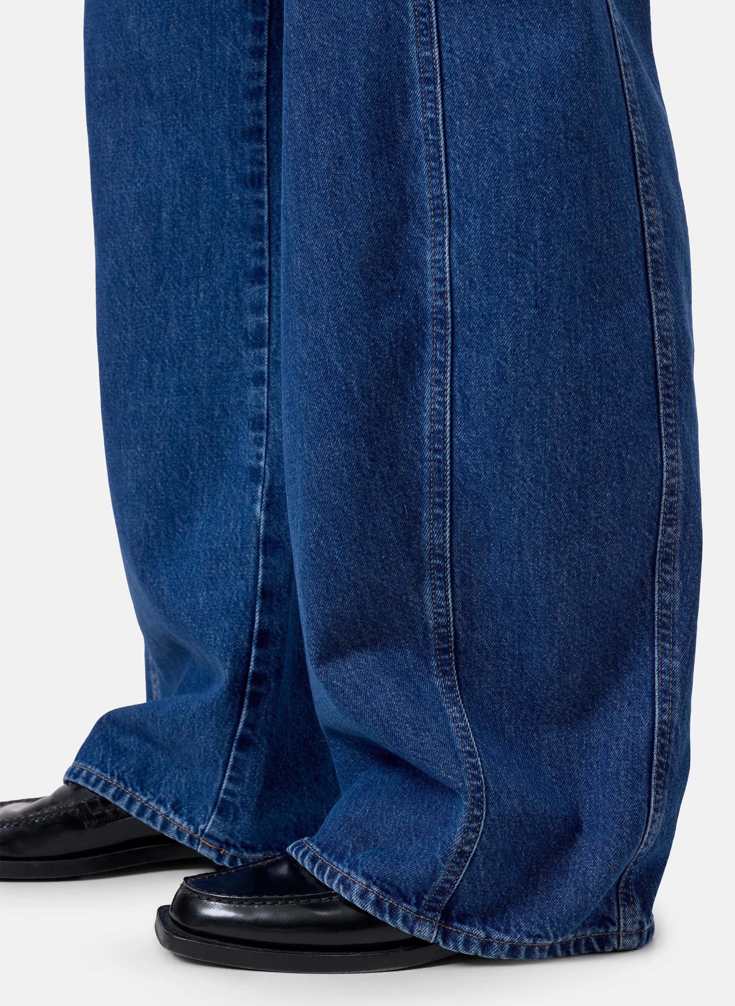 Wide leg jeans in cotton and recycled cotton CLOSED Blue