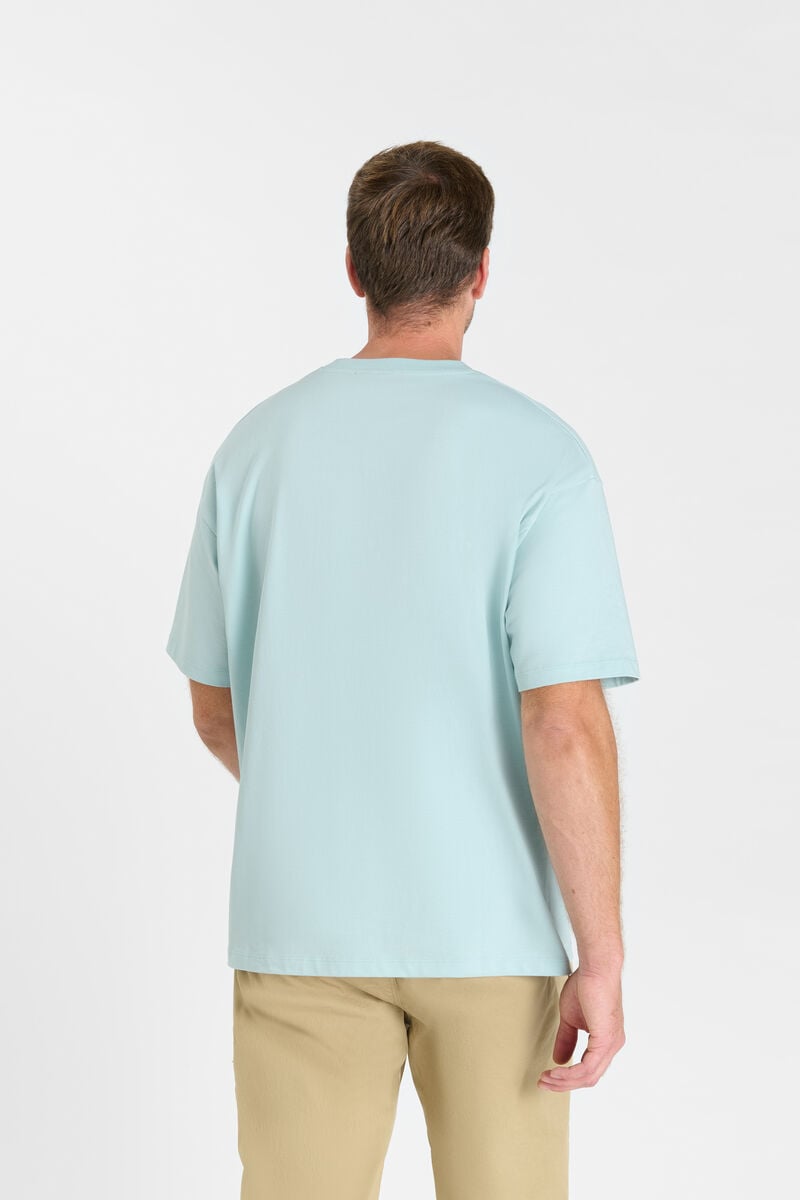Round-neck T-shirt LE TEMPS DES CERISES Blue