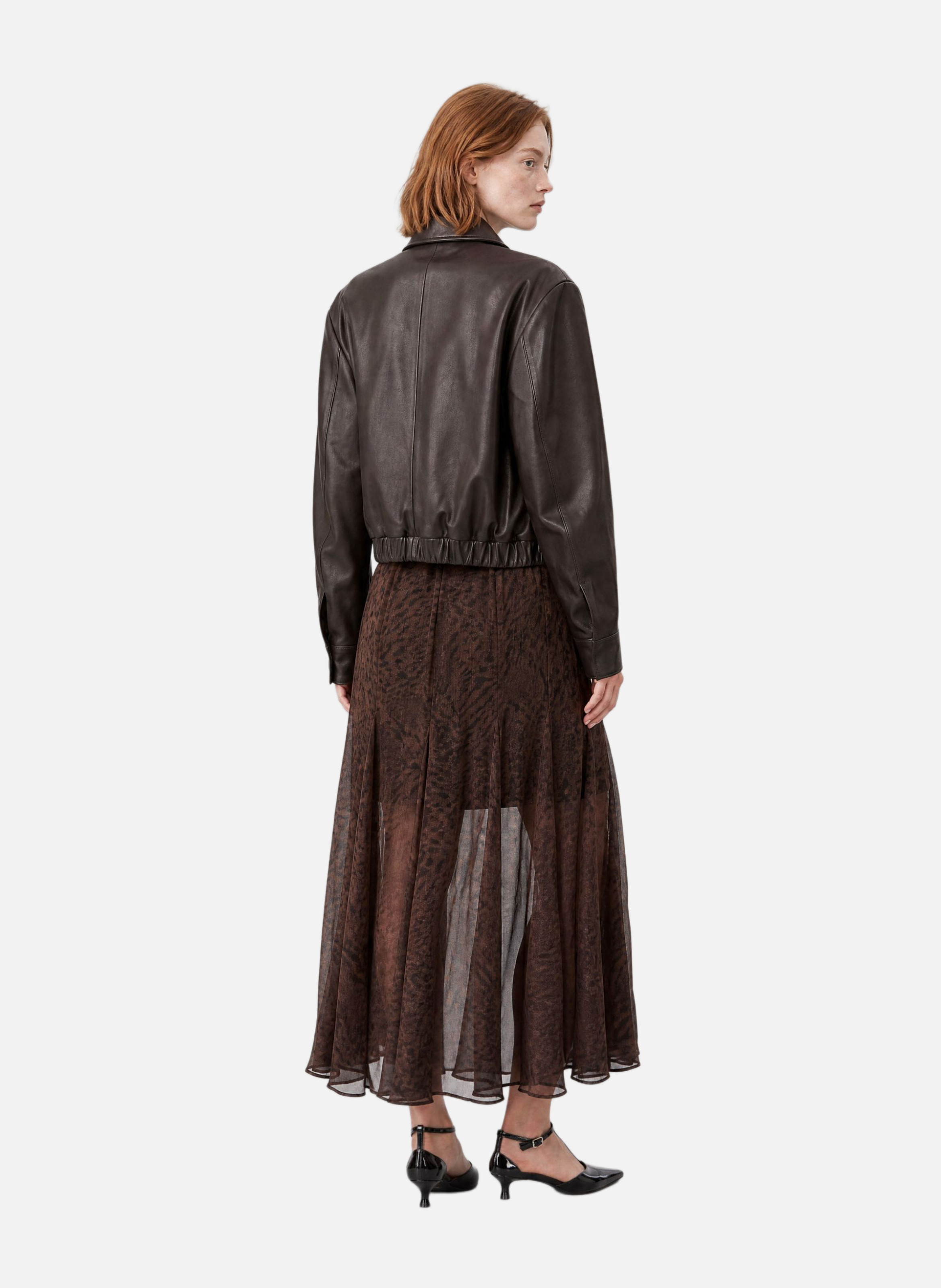 Long leopard print skirt THE KOOPLES Multicolored