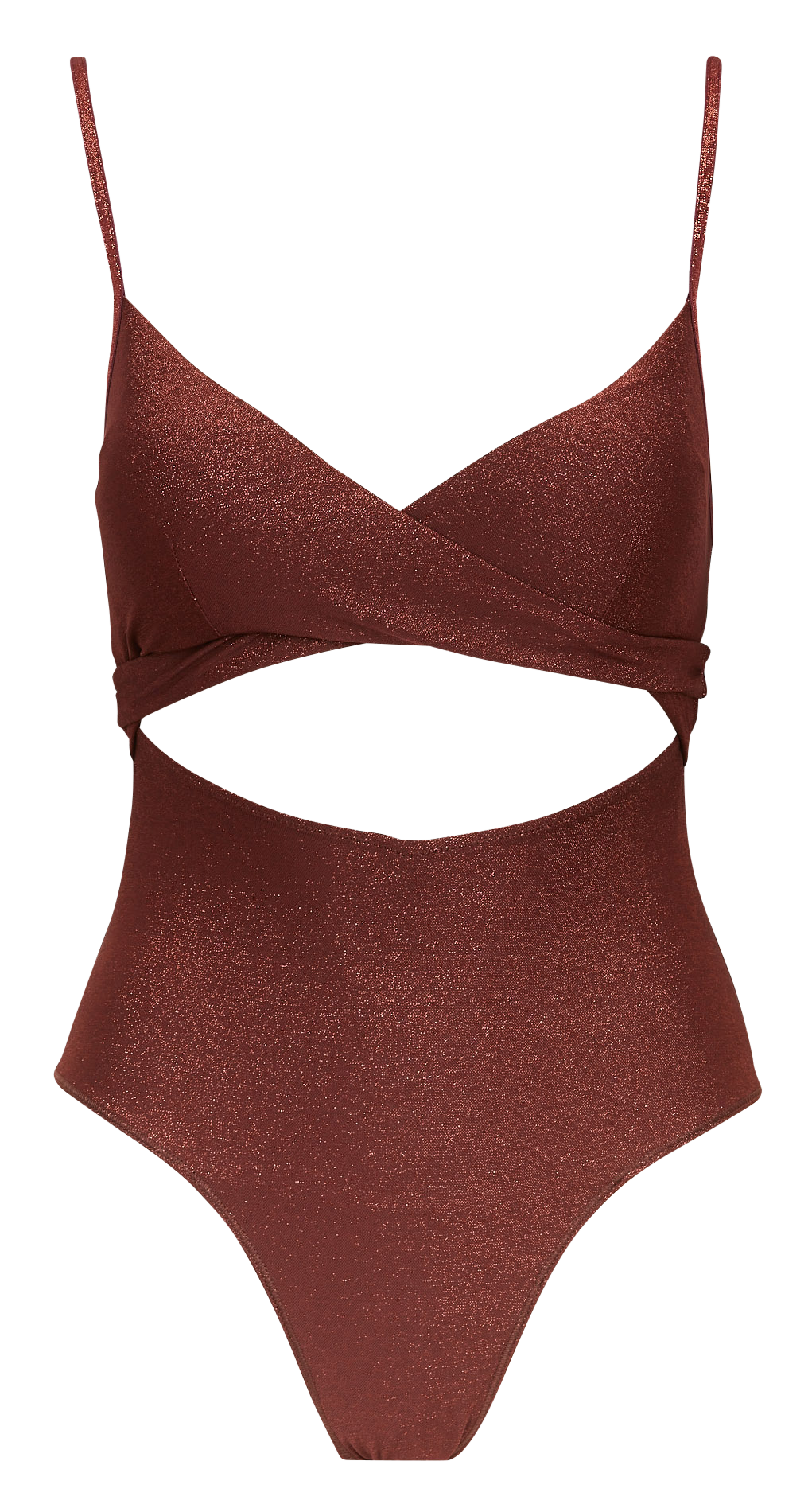 Metallic one-piece swimsuit LA NOUVELLE Golden