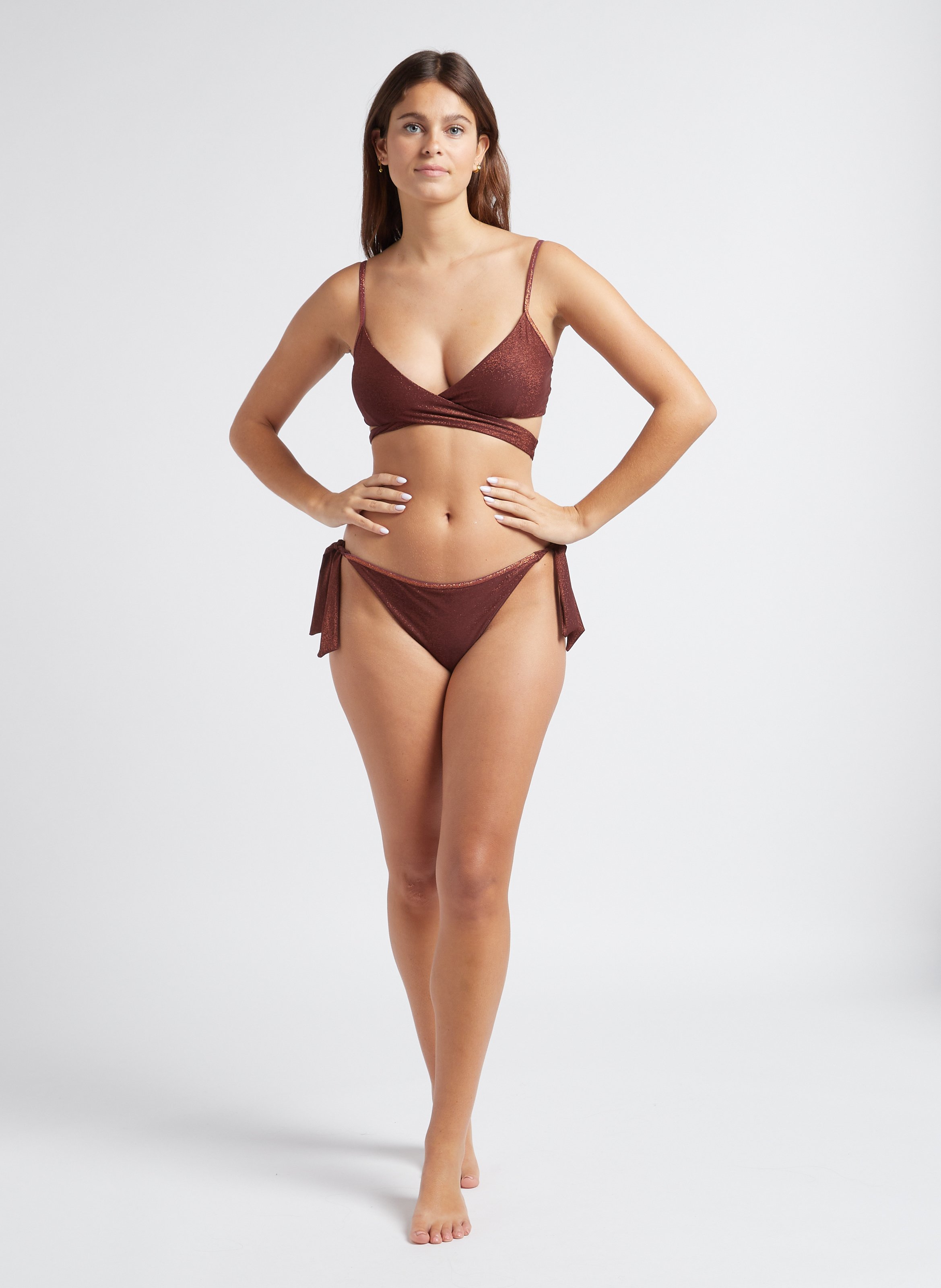 Glitter tanga LA NOUVELLE Golden