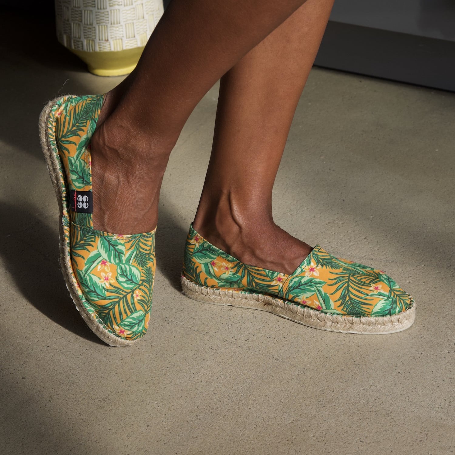 Printed espadrilles ART OF SOULE Yellow