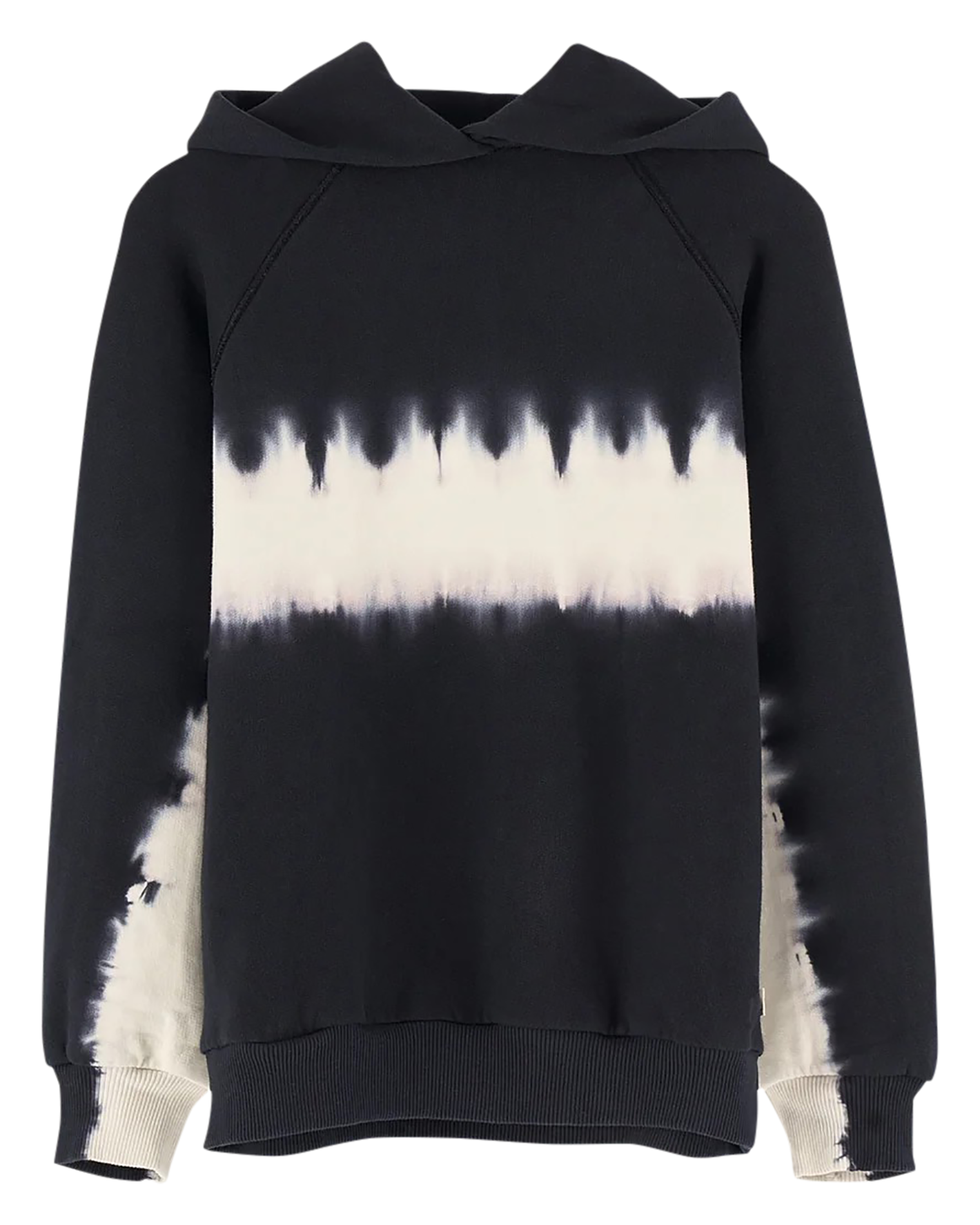 Printed cotton hoodie BELLEROSE Blue