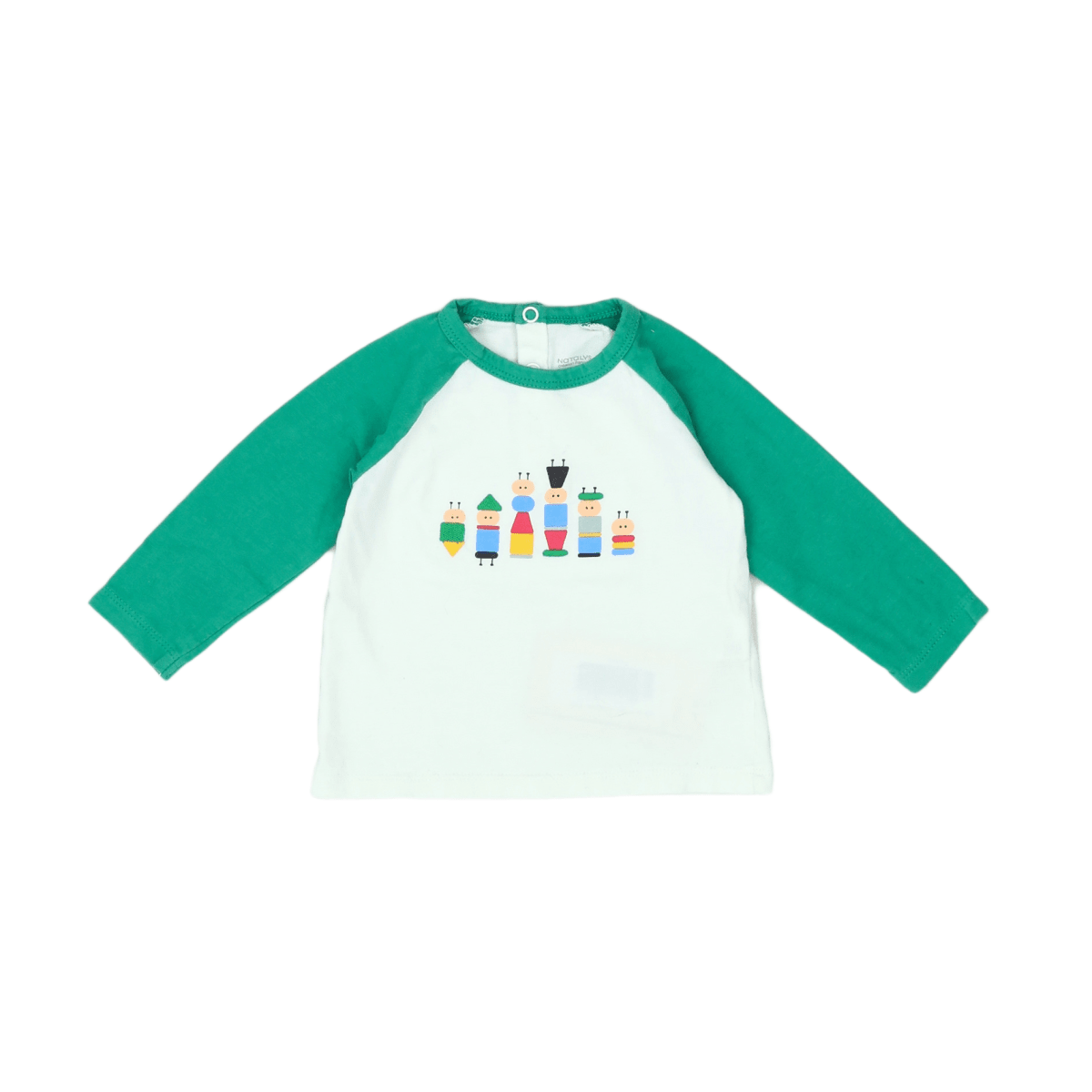 White Baby T-shirt - 9 months NATALYS - Seconde Main White