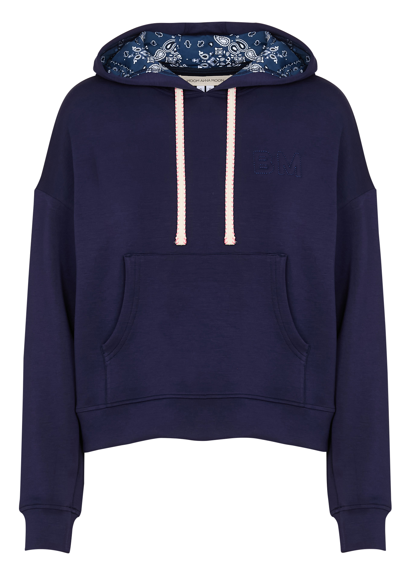 Sweat à capuche droit BANANA MOON Bleu