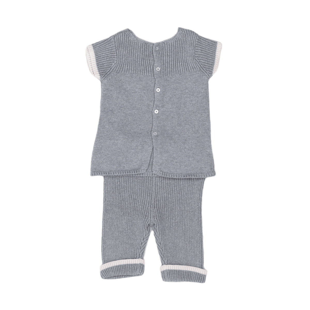 Grey Baby Set - 6 months JACADI - Seconde Main Grey