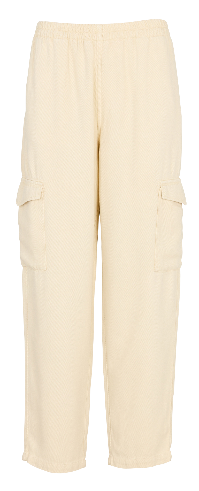 Wijde, katoenen cargobroek THE NEW SOCIETY Beige