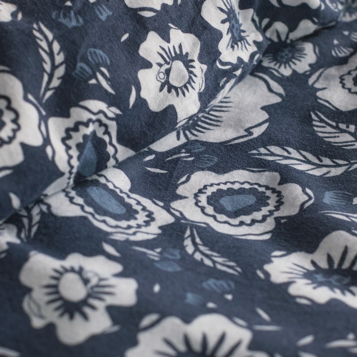 Printed cotton bed set TODAY LINGE DE MAISON Blue