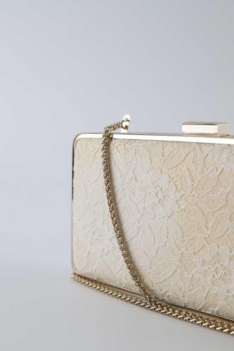 Leather messenger bag LK BENNETT - Seconde Main Beige