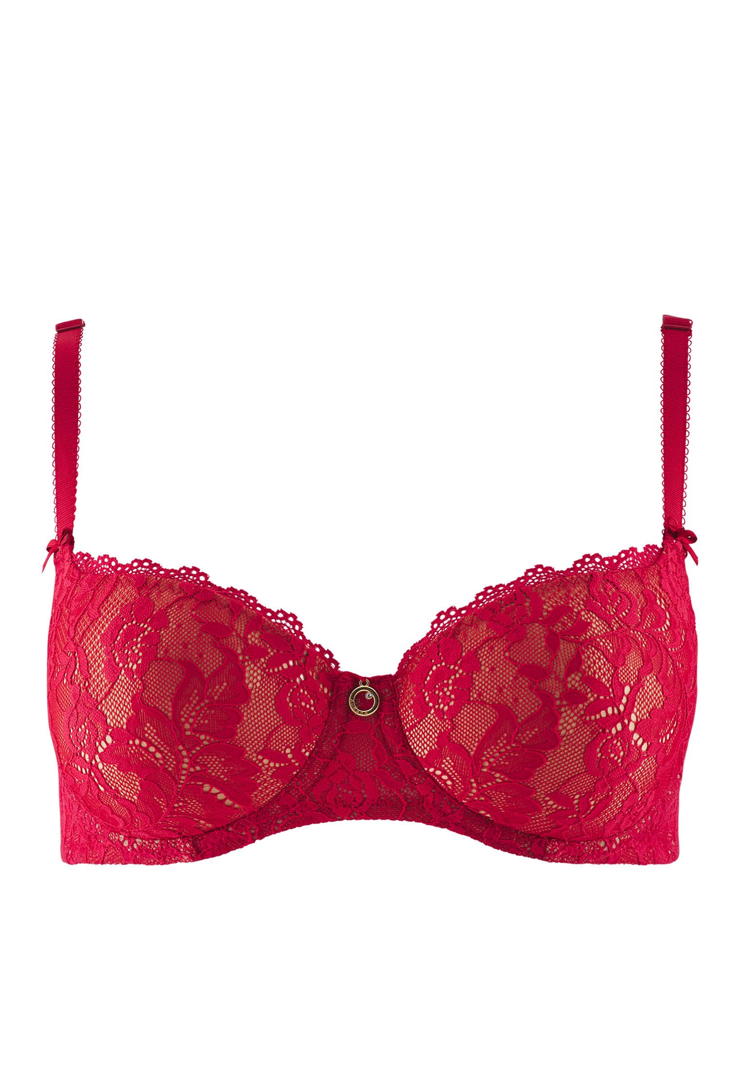 Comfort half-cup shell bra AUBADE Red