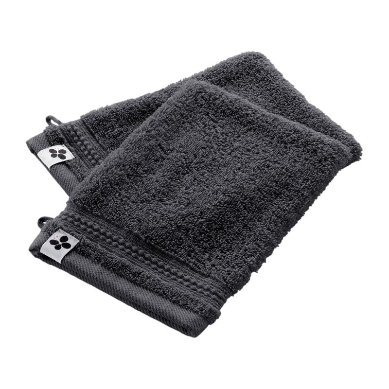 Set of 2 washcloths L'EFFET PAPILLON Orange