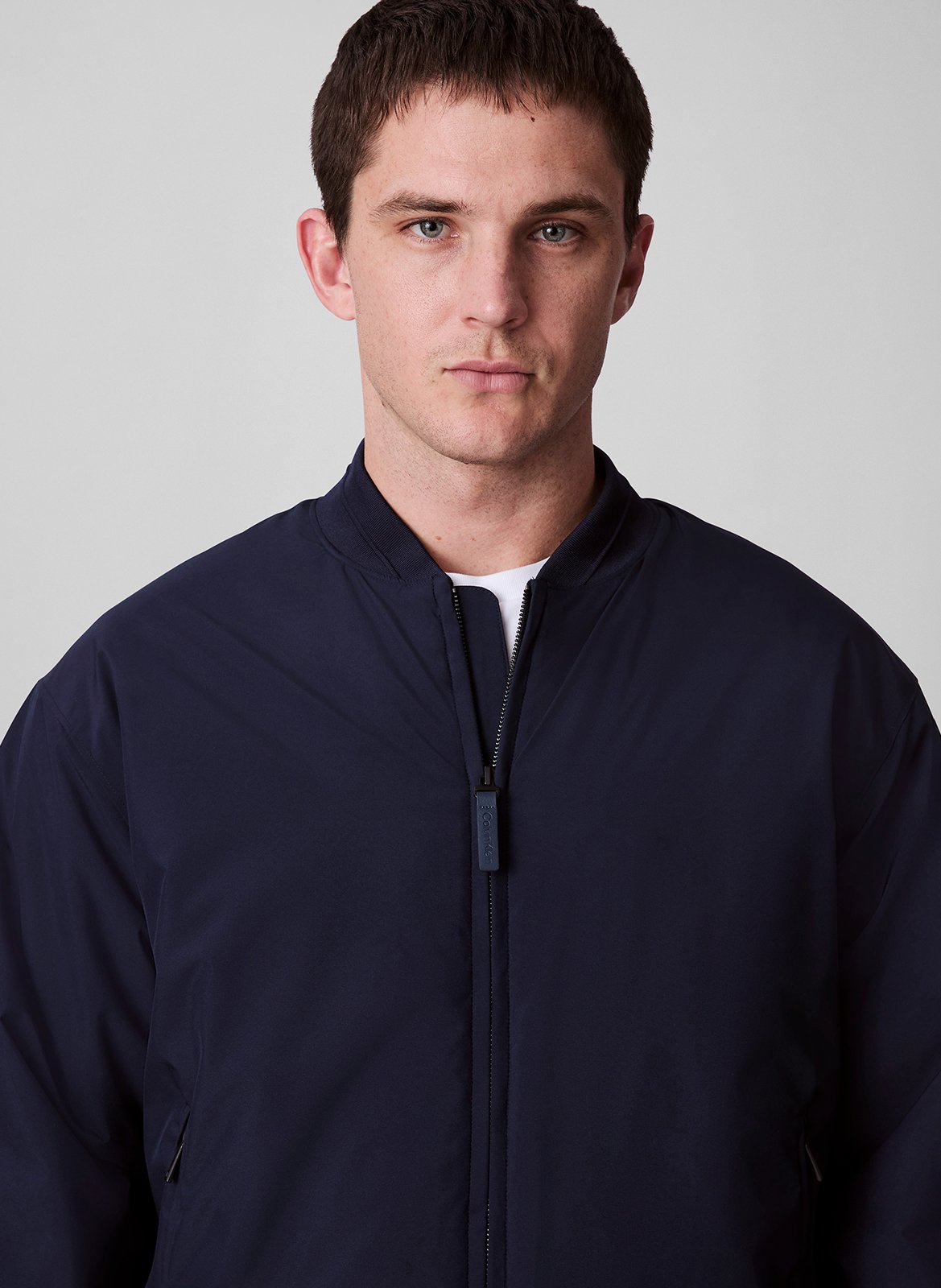 Blouson col rond CALVIN KLEIN Bleu