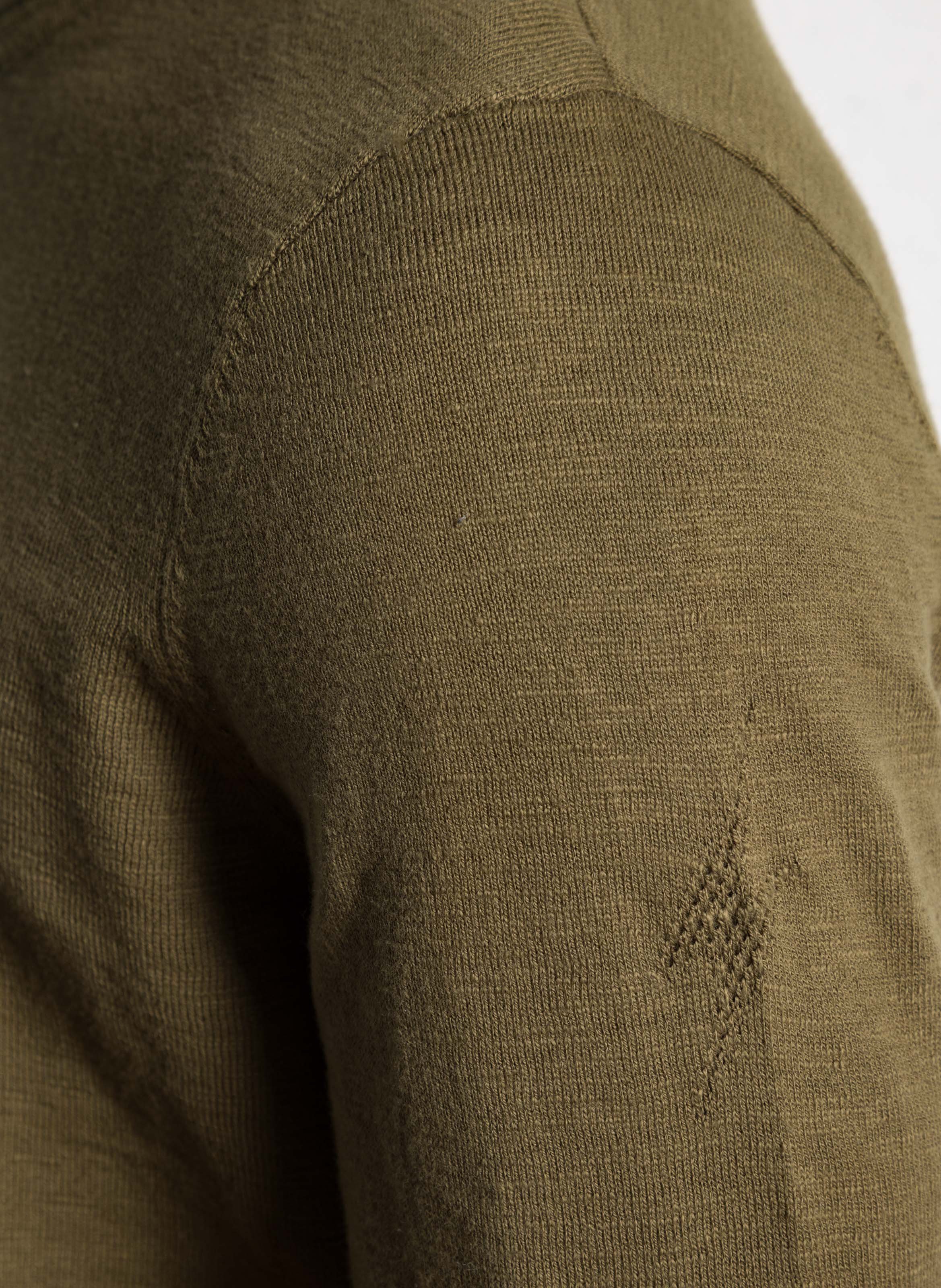 Gerade geschnittener Baumwollpullover IKKS Khaki