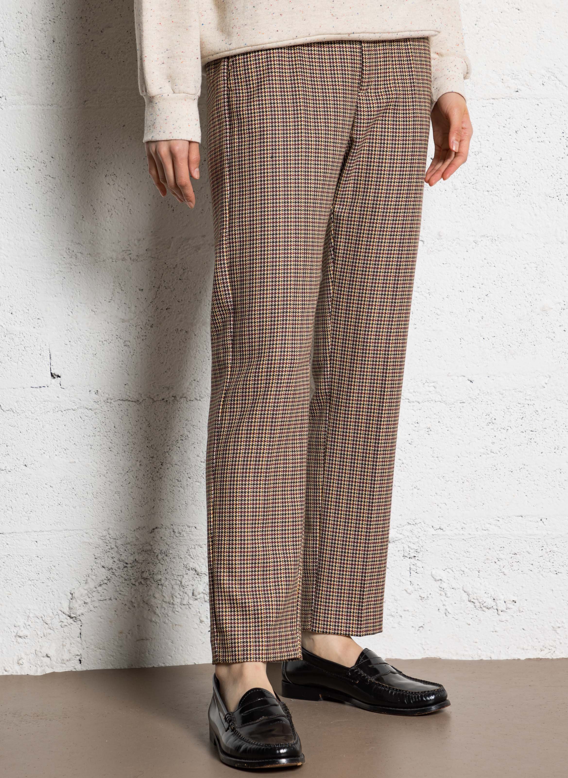 Printed tailored pants I CODE Pink