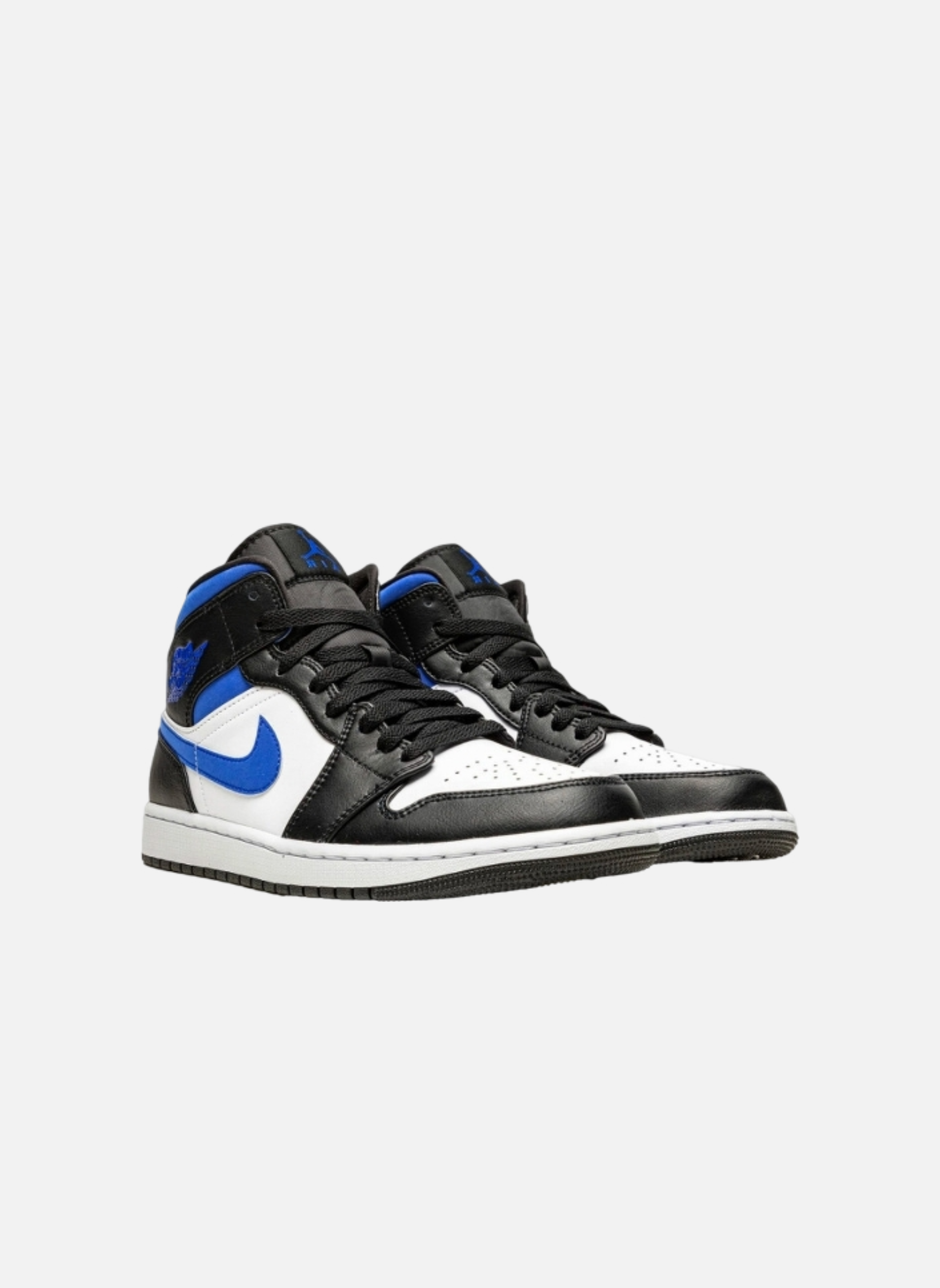 High-top leather sneakers Jordan Black