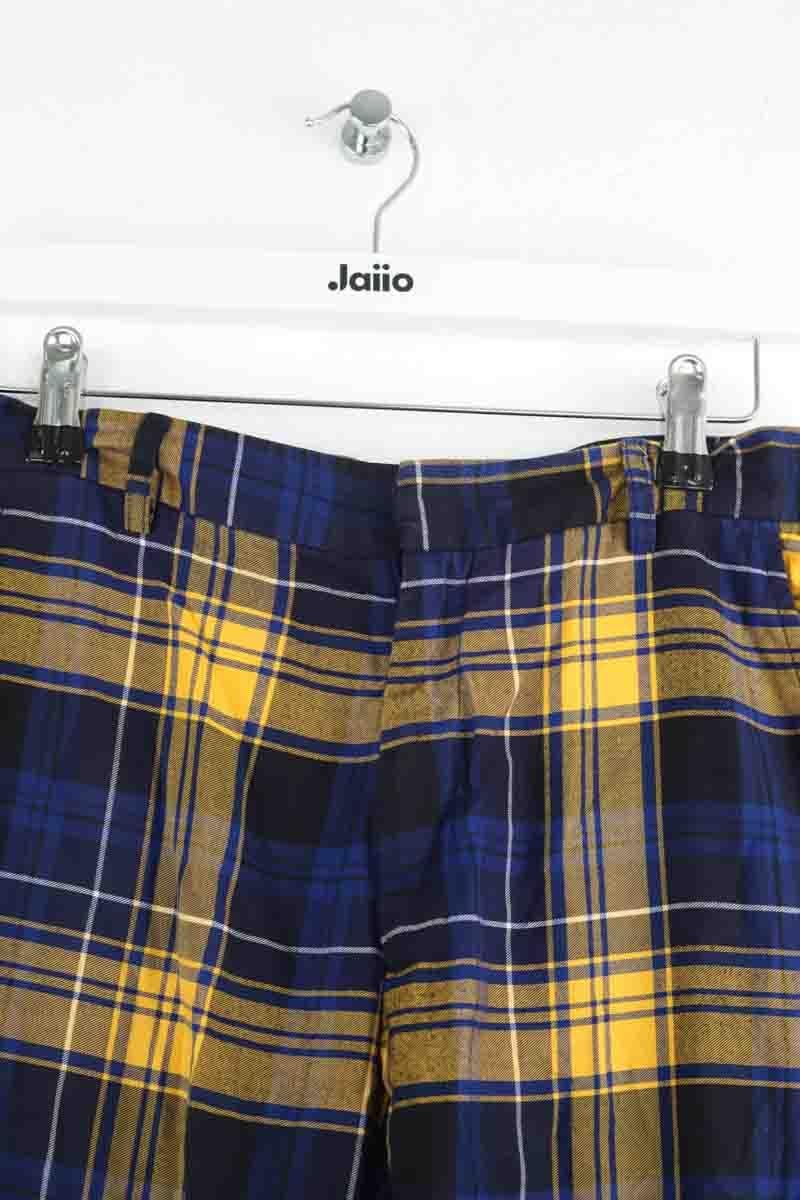 Slim cotton trousers MODETROTTER - Seconde Main Blue