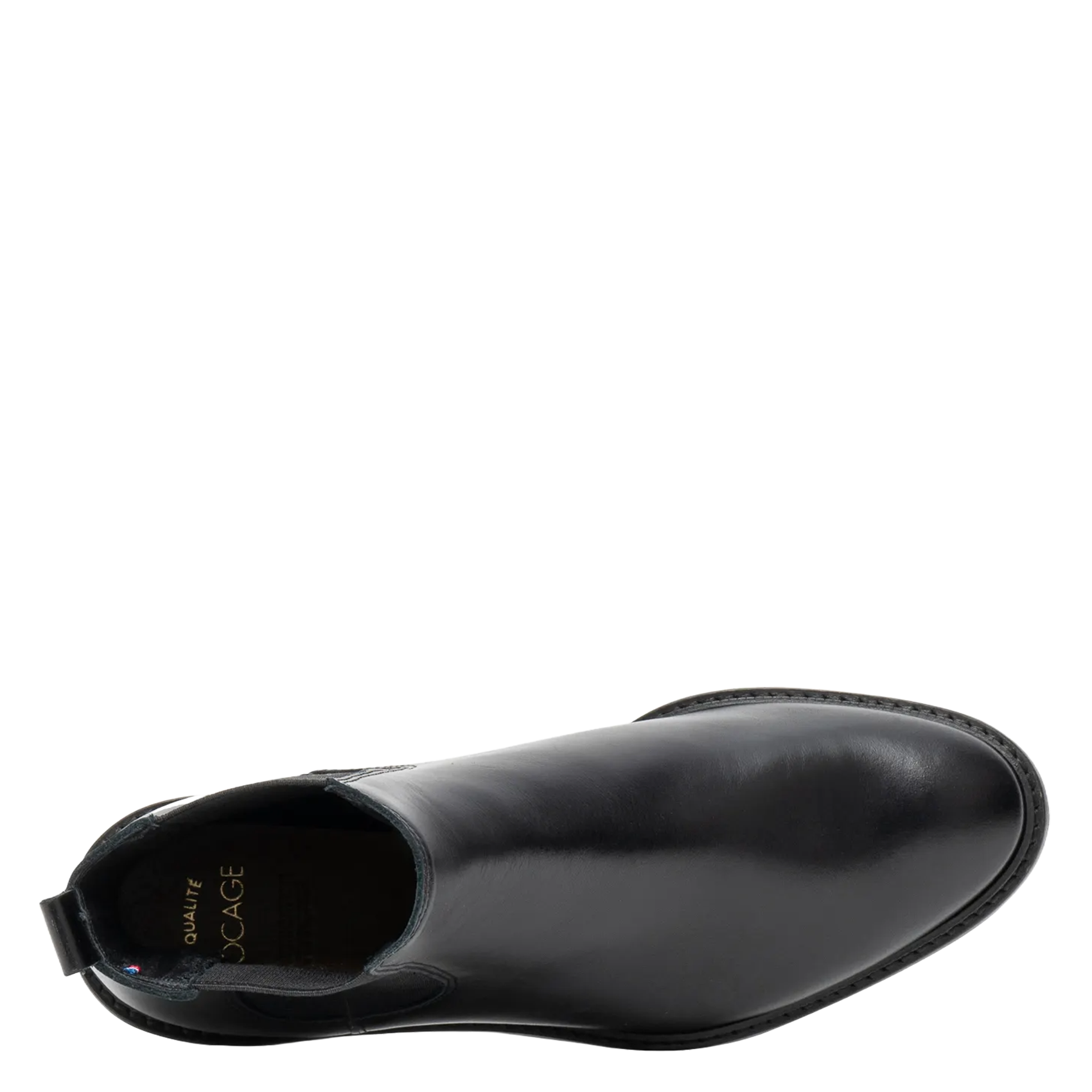 Smooth leather Chelsea boots BOCAGE Black