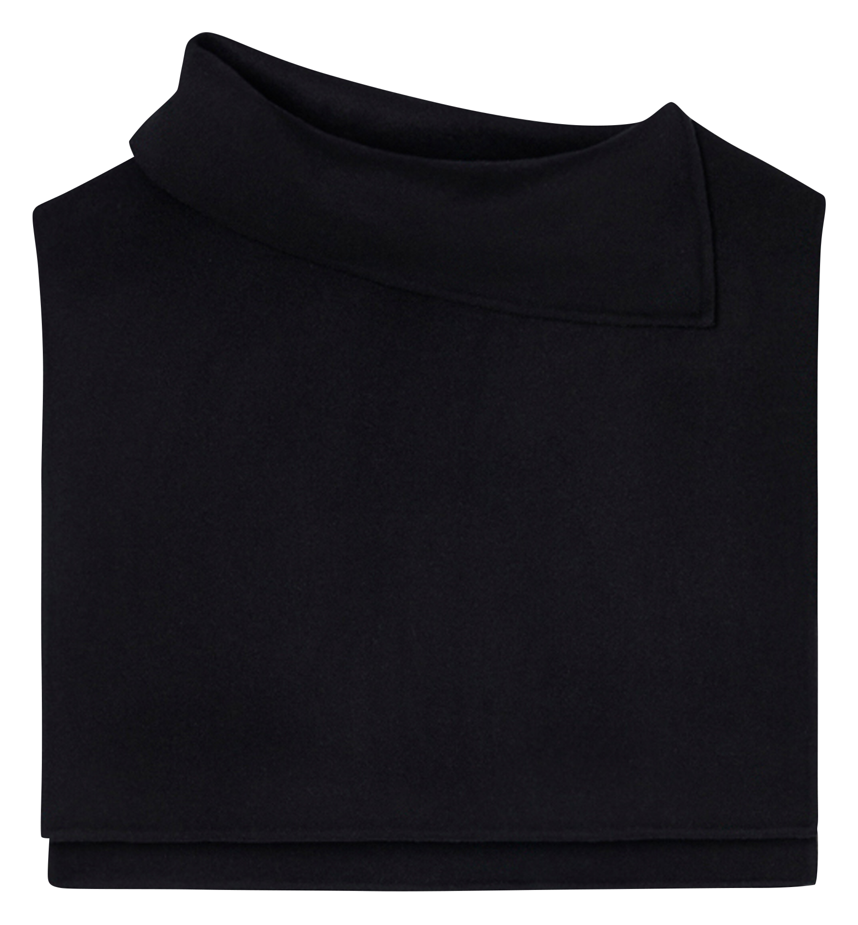 Removable wool-blend stand-up collar ZAPA Black