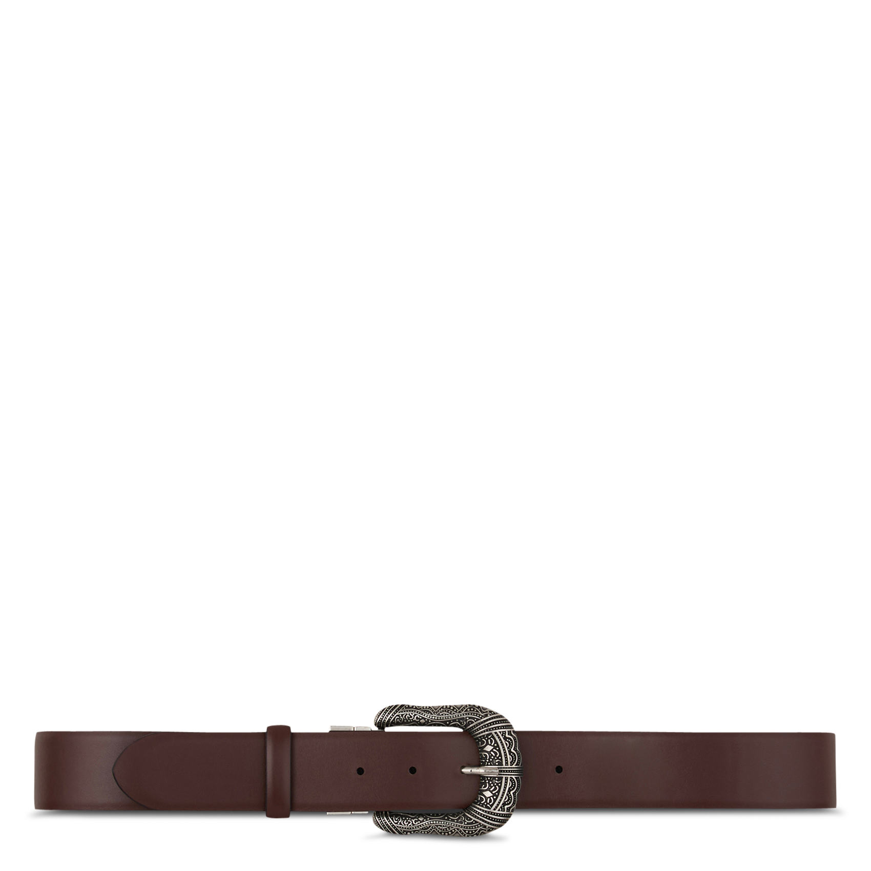 Ceinture en cuir BA&SH Noir