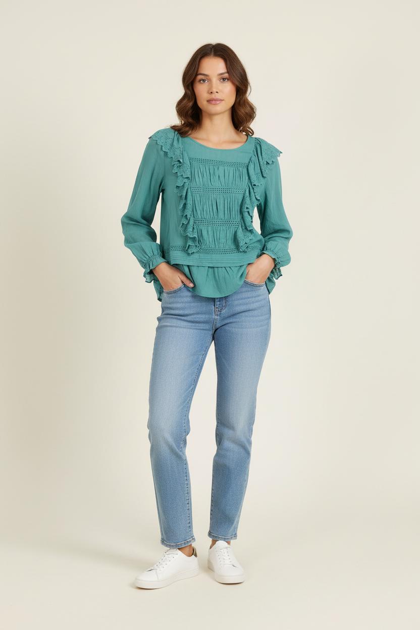 Blouse LOUISE MISHA - Seconde Main Green