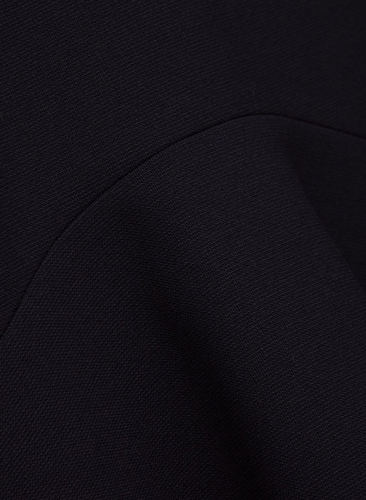 Korte jurk met ronde hals Blauw